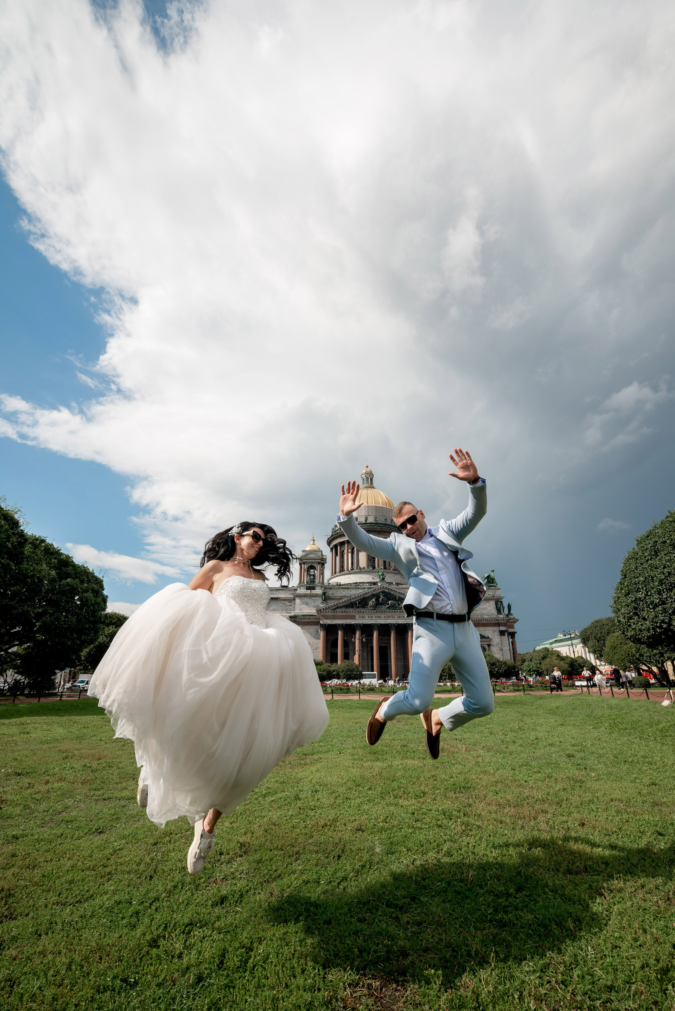 Елена и Илья (фотосессия у городской Невской Ратуши, Исаакиевская площадь). Портретный, семейный и свадебный фотограф в Санкт-Петербурге и в Пушкине Ширяев Денис