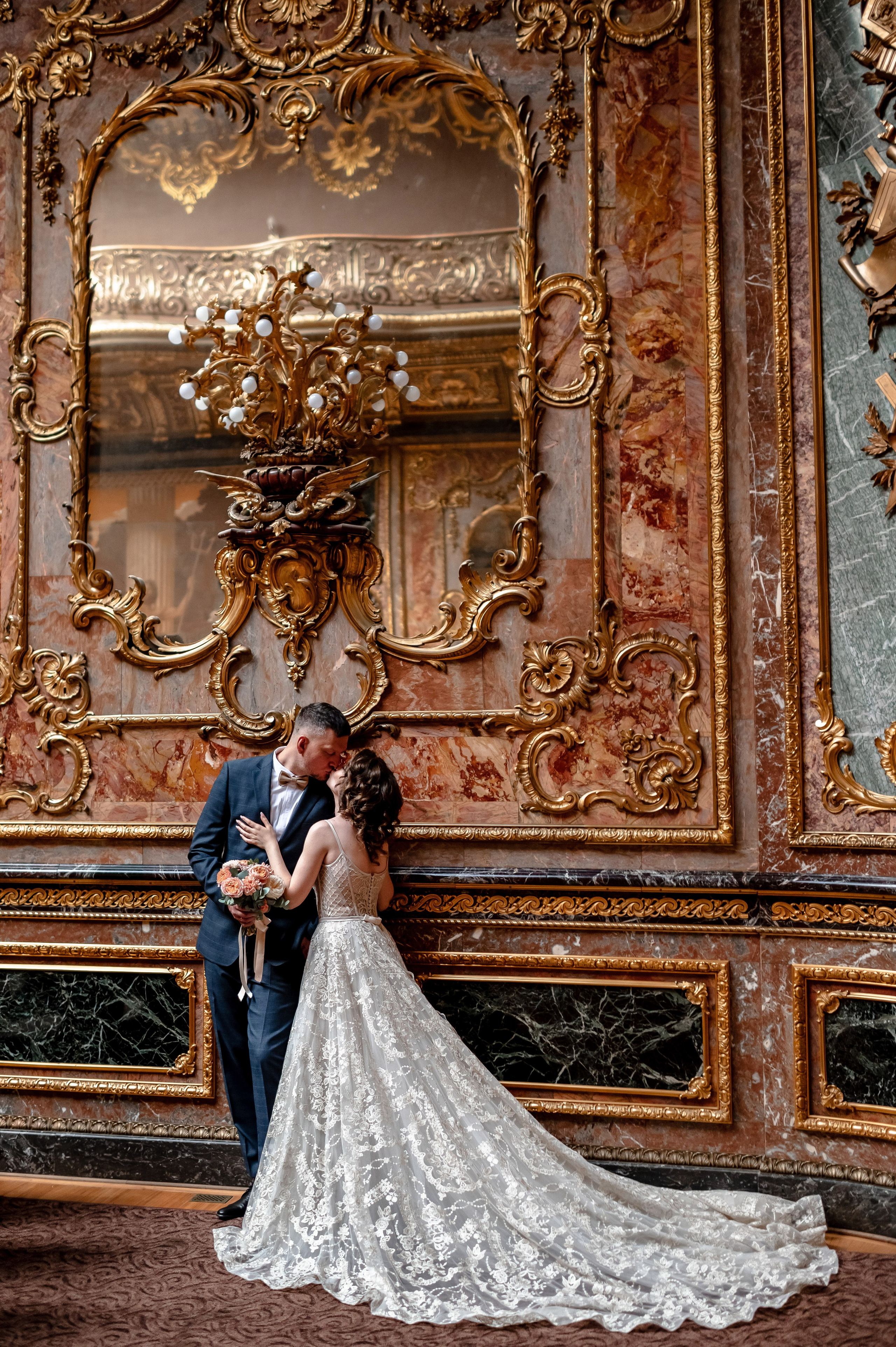 Елена и Дмитрий (свадебная фотосессия в Доме Архитектора — особняке Половцова). Портретный, семейный и свадебный фотограф в Санкт-Петербурге и в Пушкине Ширяев Денис