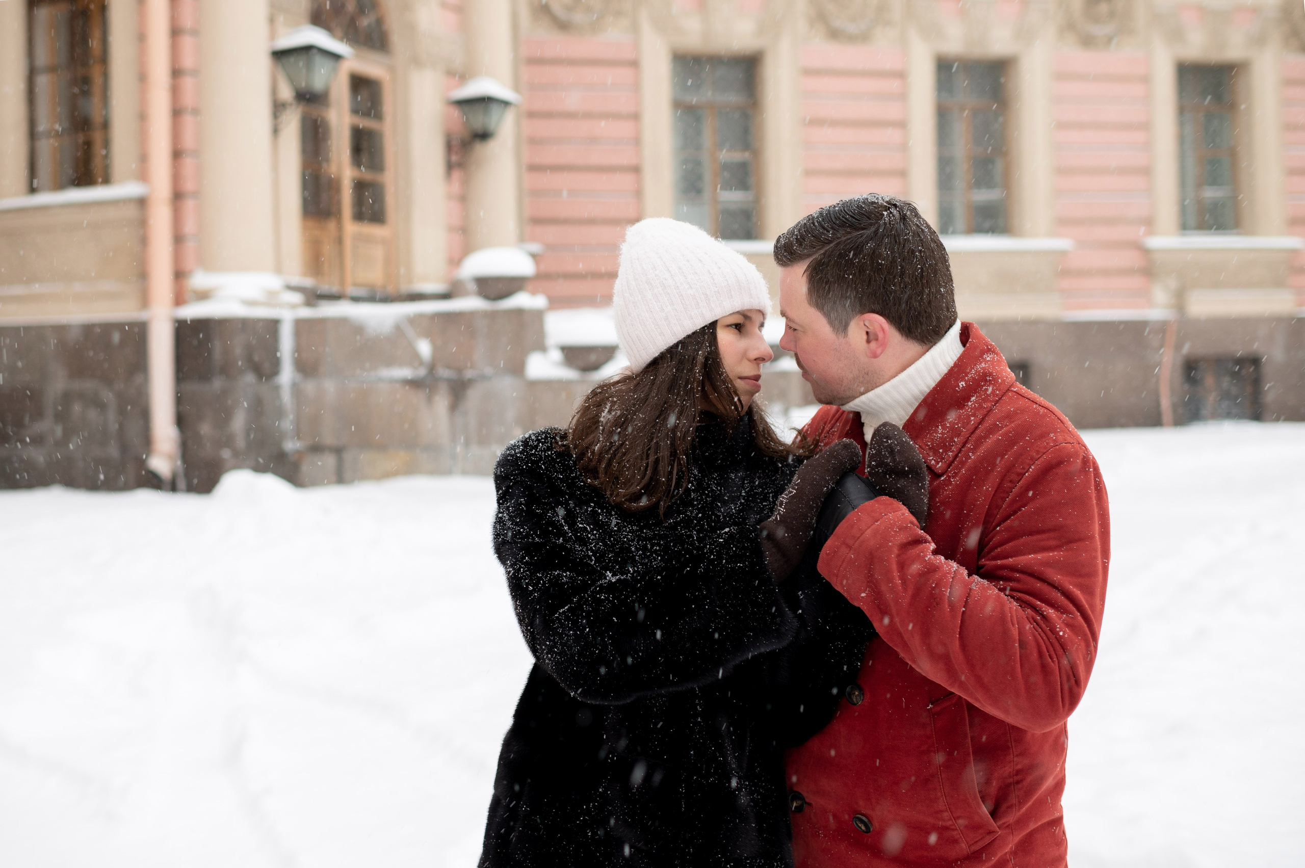 Зимняя прогулка Валерия, Андрей и Егор. Портретный, семейный и свадебный фотограф в Санкт-Петербурге и в Пушкине Ширяев Денис