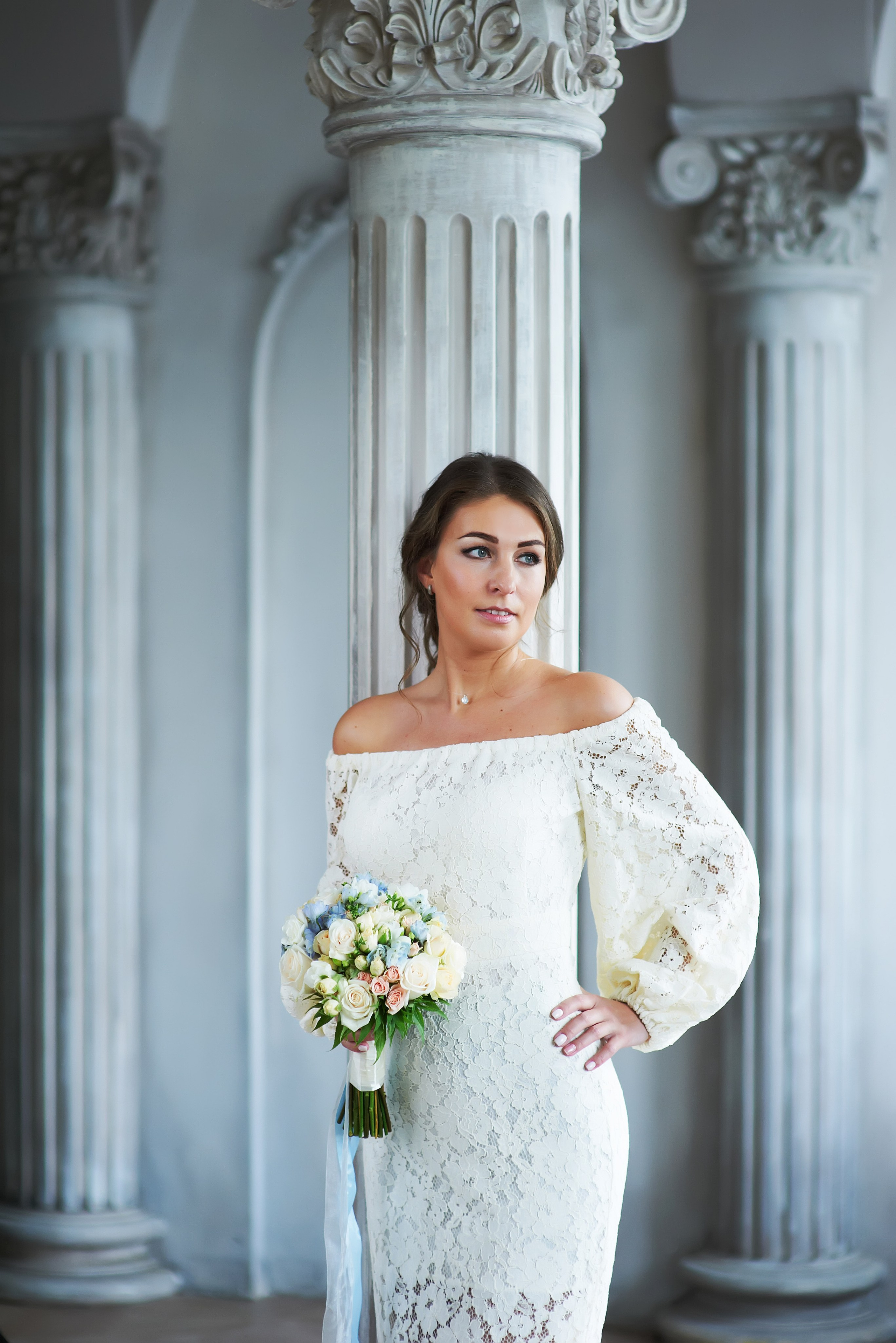 Свадебная фотосессия в студии. Портретный, семейный и свадебный фотограф в Санкт-Петербурге и в Пушкине Ширяев Денис