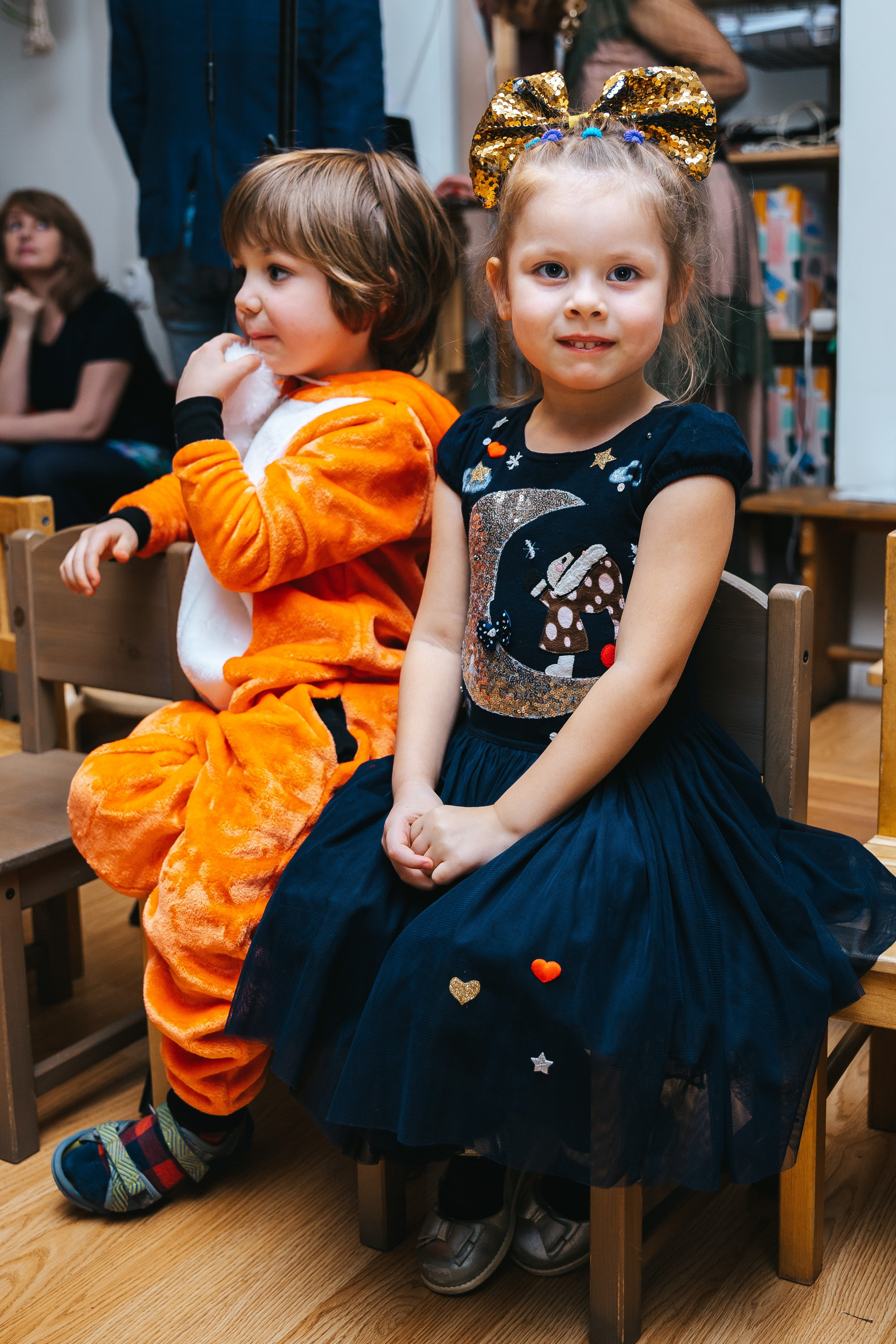 Новогодний утренник в Монтессори-садике. Семейный lifestyle фотограф в Санкт-Петербурге Людмила Пахомова