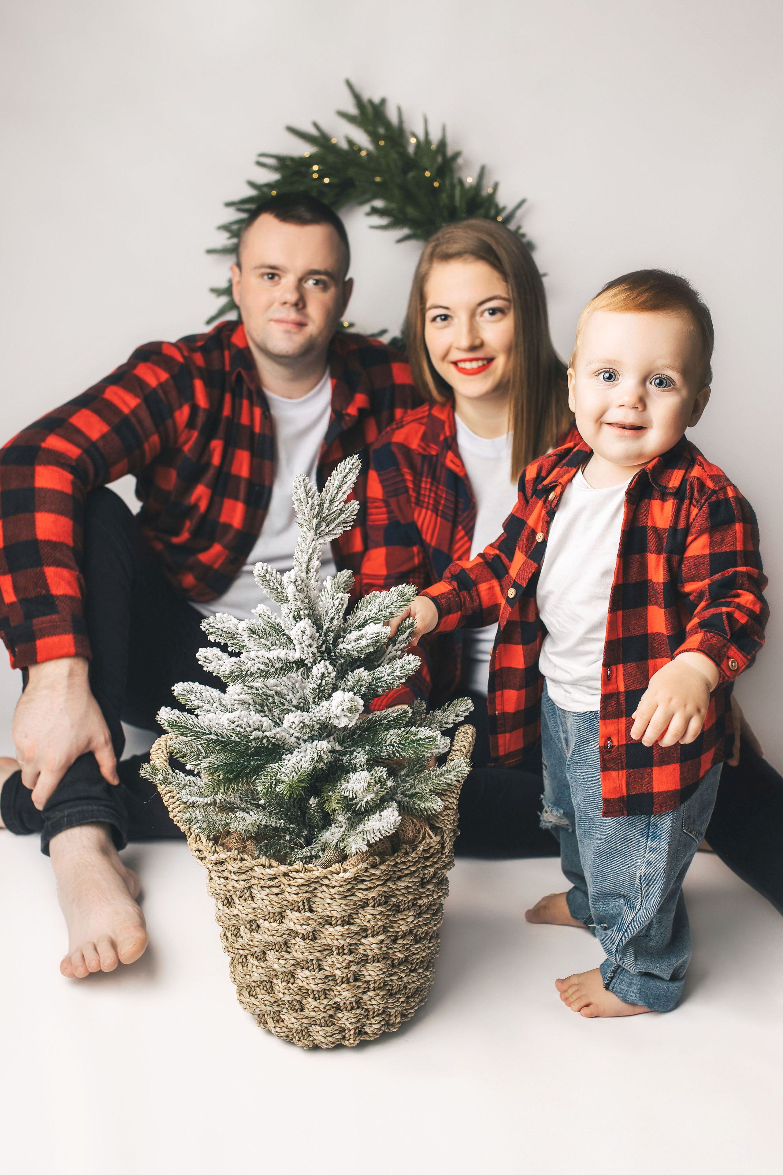 Семейные фото на годиках. Фотограф новорожденных Серпухов, Протвино, Москва I Марина Бурмистрова