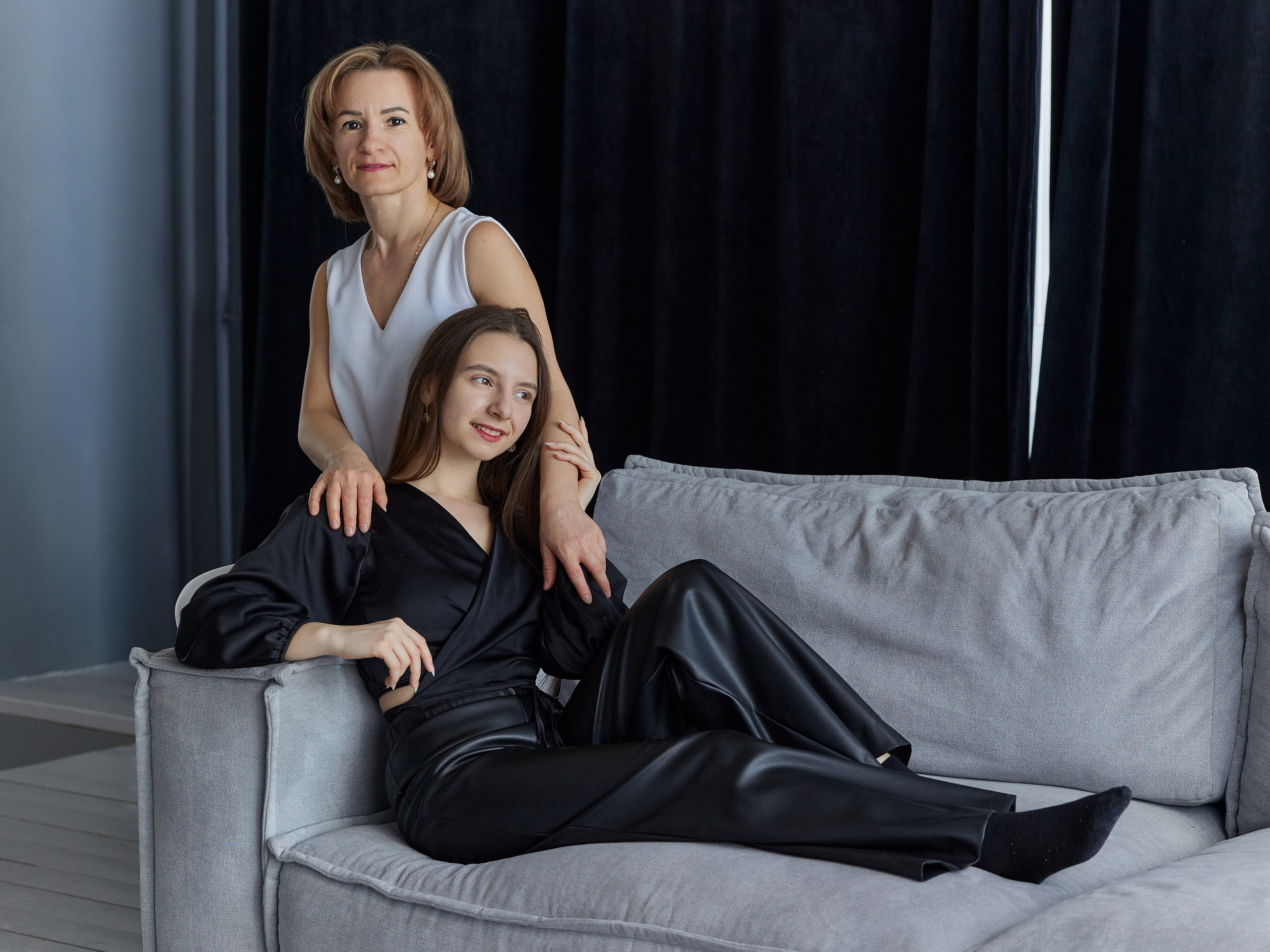 Настя и мама Елена