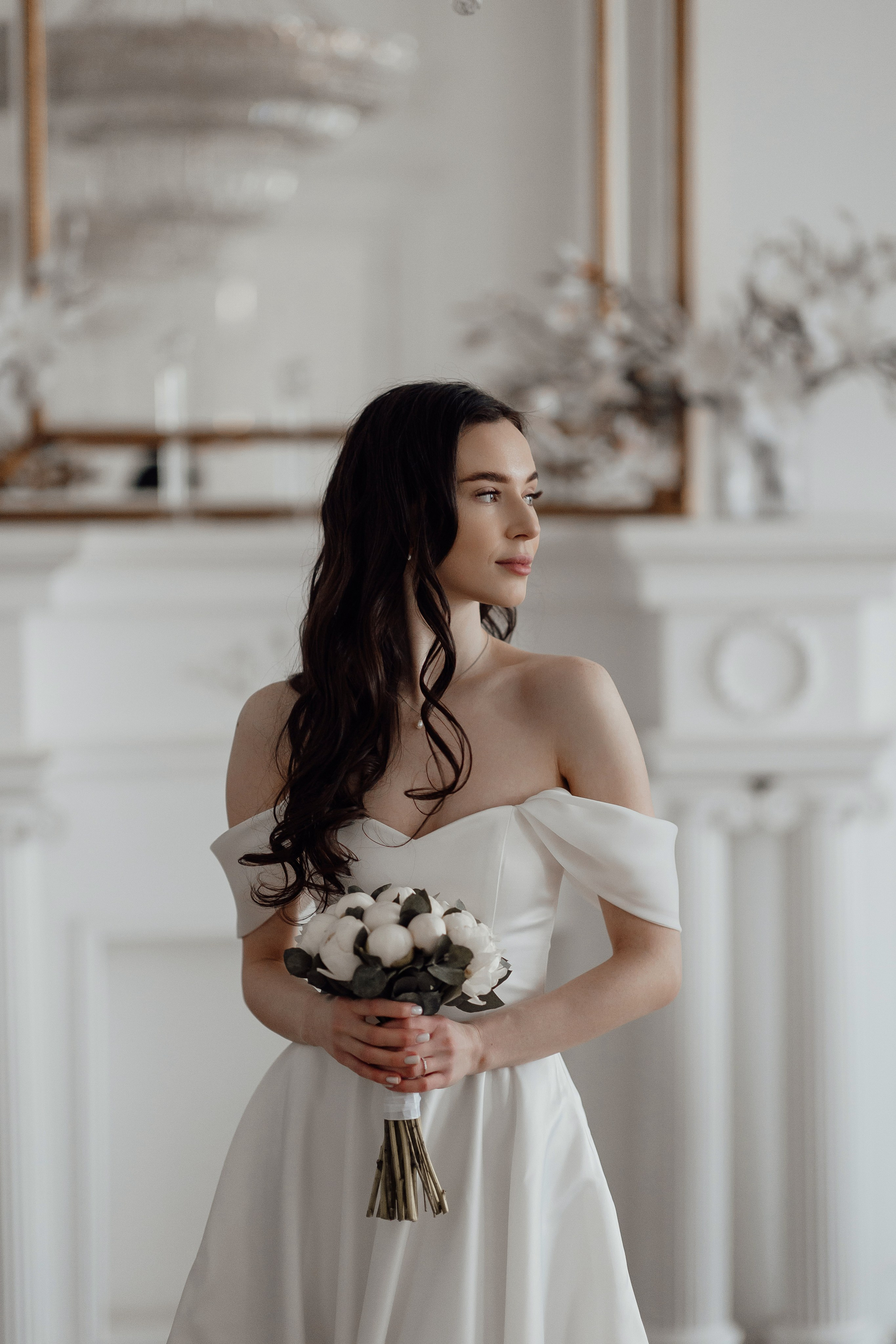 свадебная фотосессия в студии в Москве