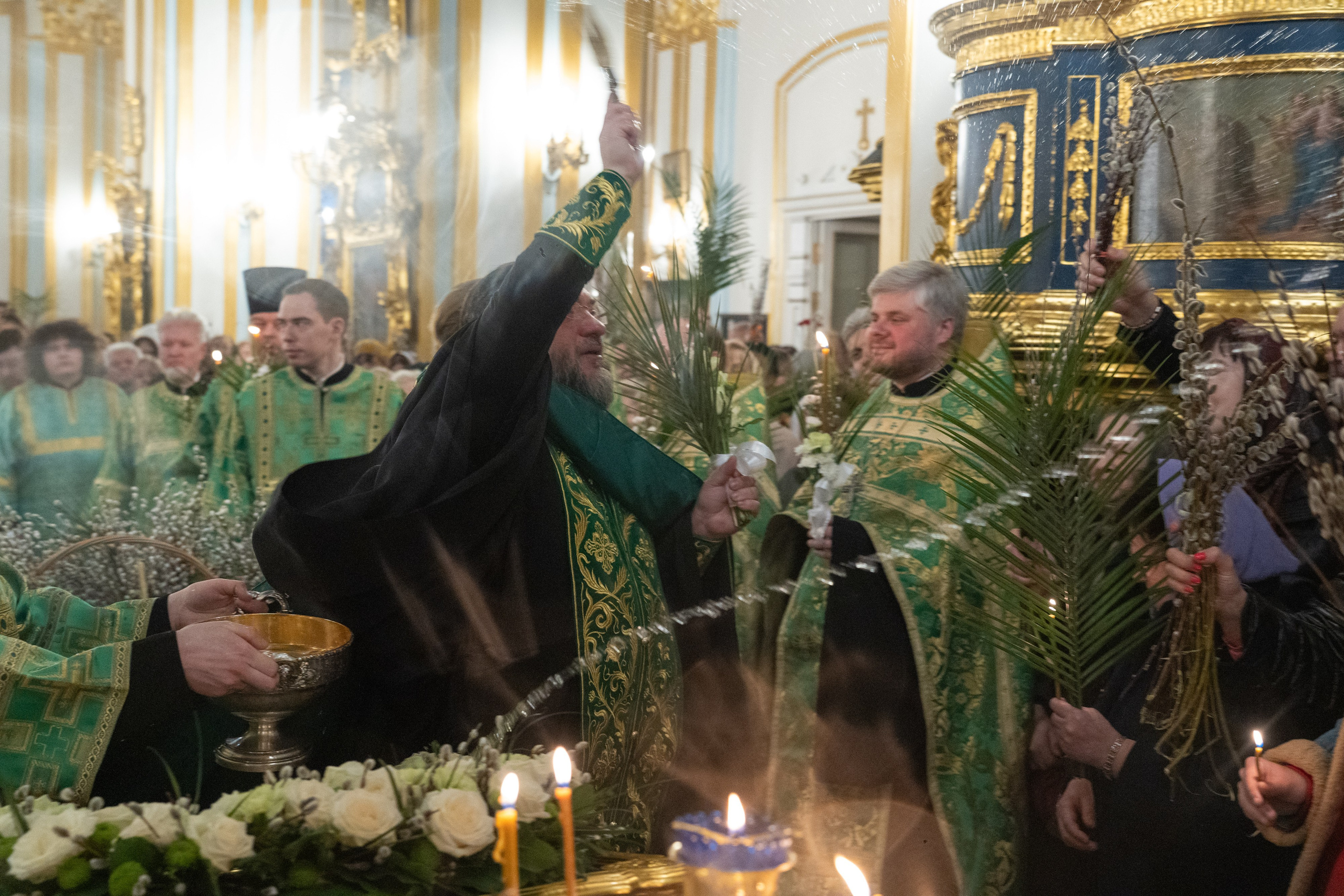 Суббота 6-й седмицы, ваий. Лазарева суббота. Воскрешение прав. Лазаря. НИКОЛО-БОГОЯВЛЕНСКИЙ МОРСКОЙ СОБОР