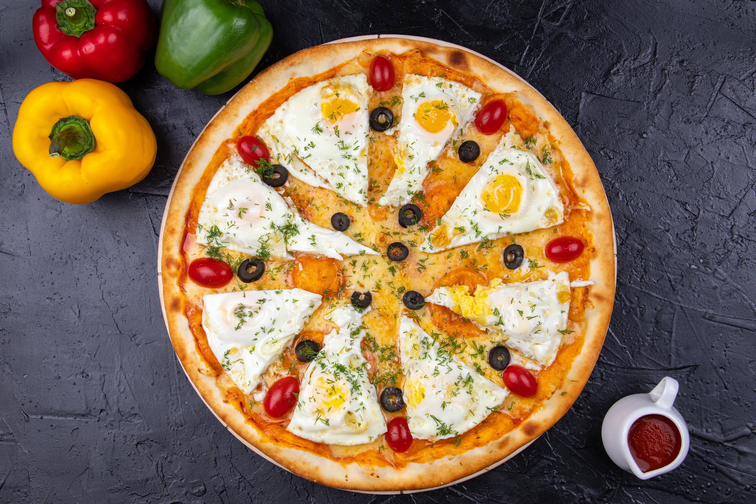 Рекламная фотосъёмка для PIZZA WOOPS. Профессиональный фотограф в Астане