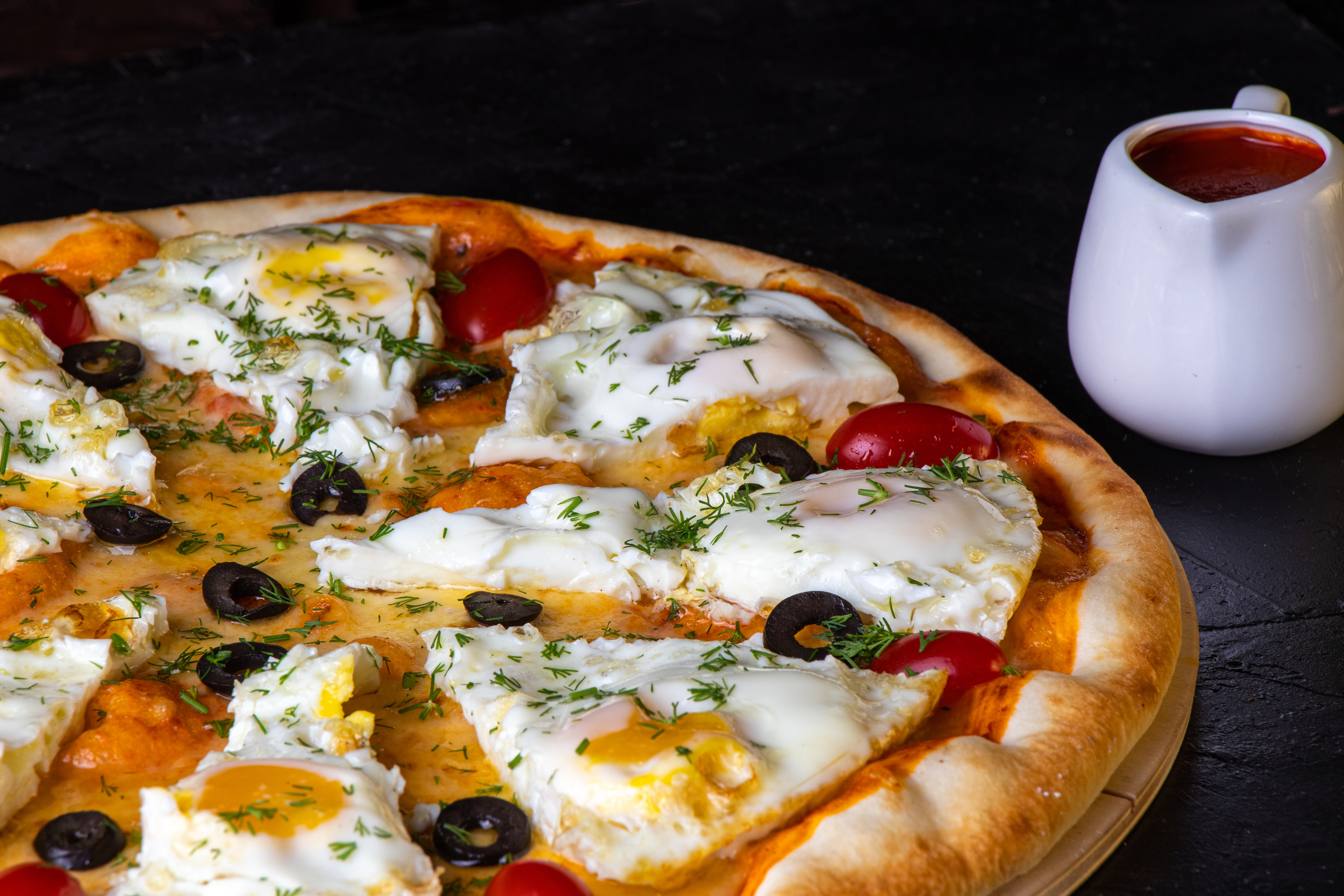 Рекламная фотосъёмка для PIZZA WOOPS. Профессиональный фотограф в Астане