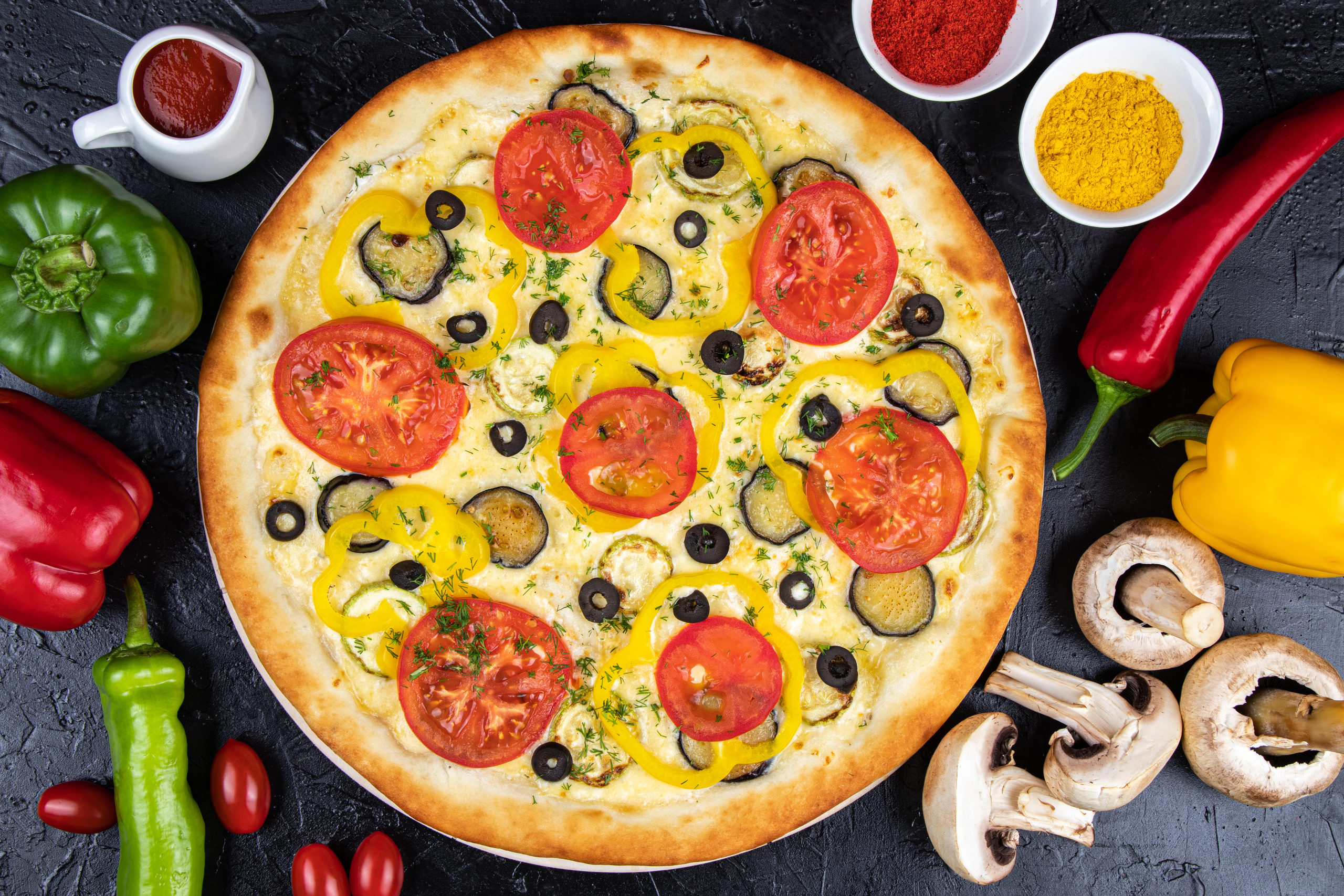 Рекламная фотосъёмка для PIZZA WOOPS. Профессиональный фотограф в Астане