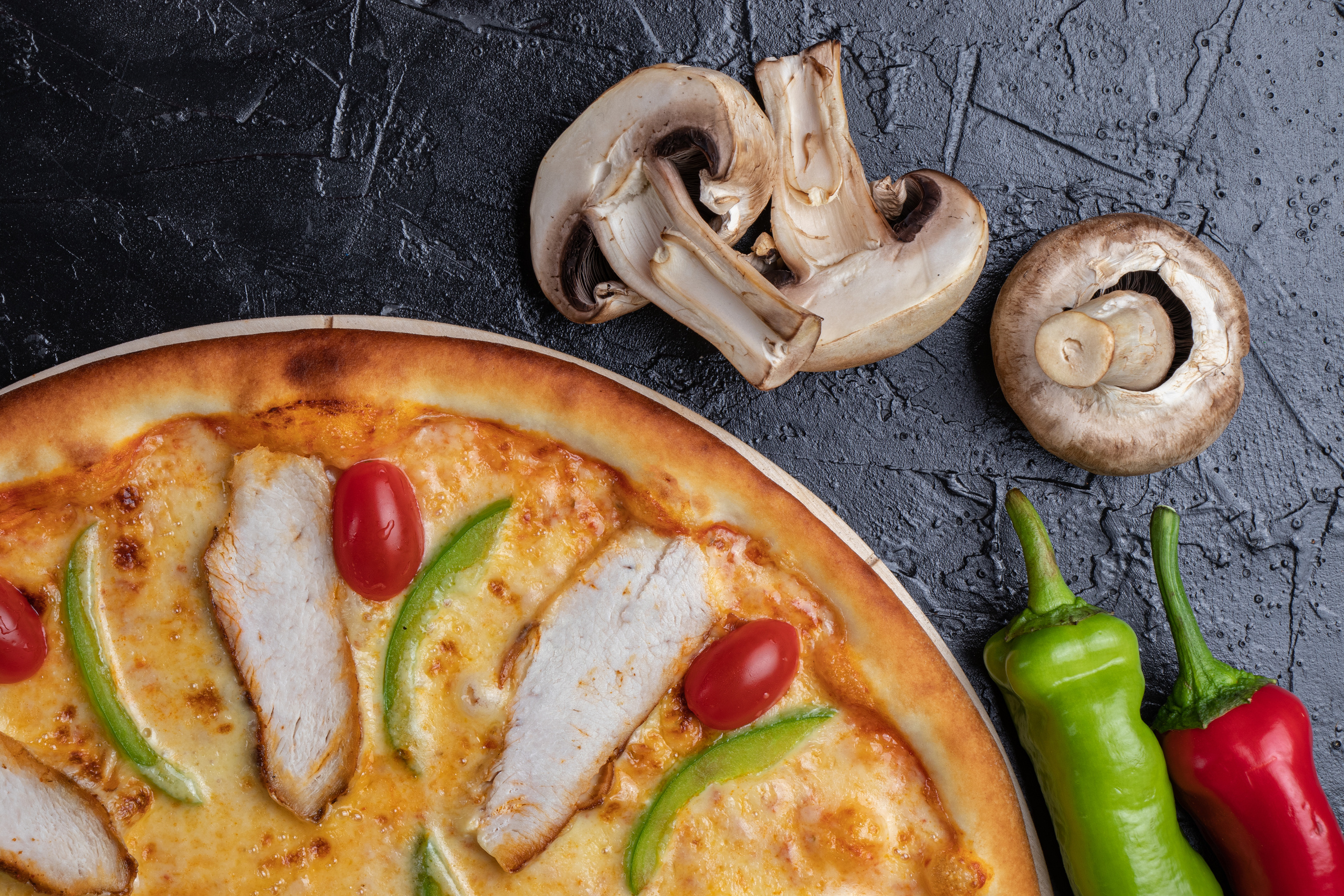 Рекламная фотосъёмка для PIZZA WOOPS. Профессиональный фотограф в Астане