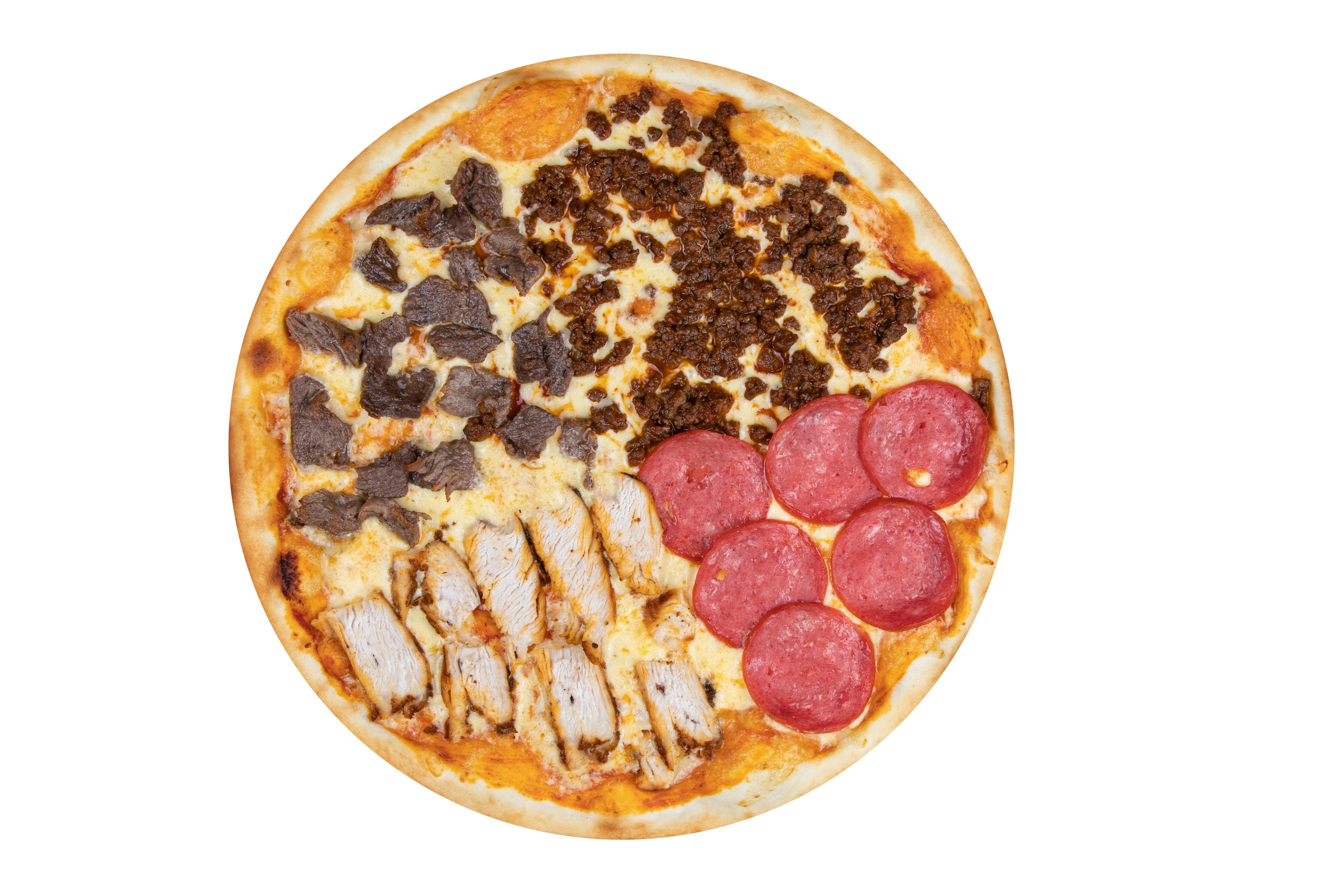 Рекламная фотосъёмка для PIZZA WOOPS. Профессиональный фотограф в Астане