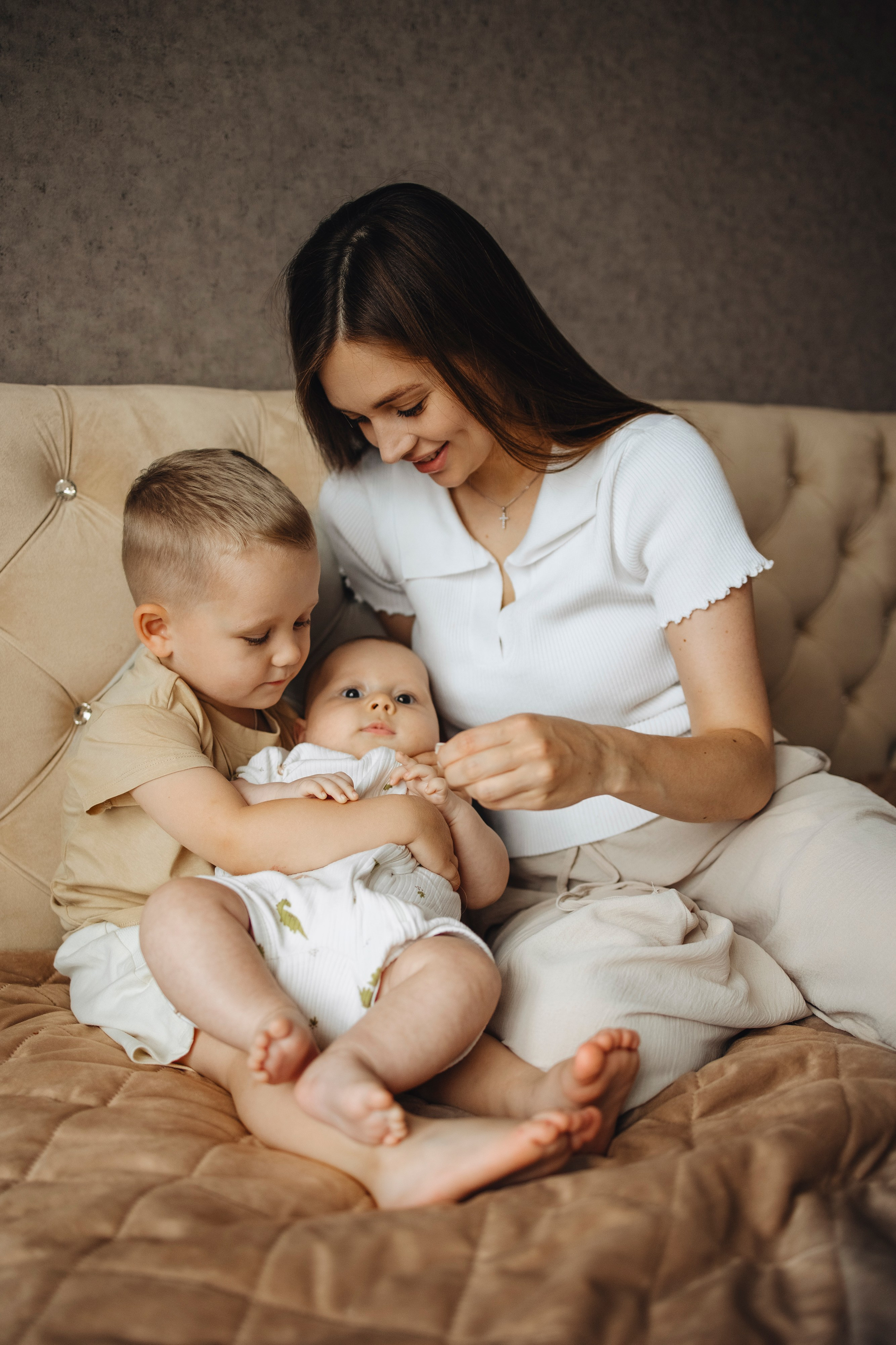 Аня с детками. Семейный и детский фотограф в Краснодаре Филиппова Ольга