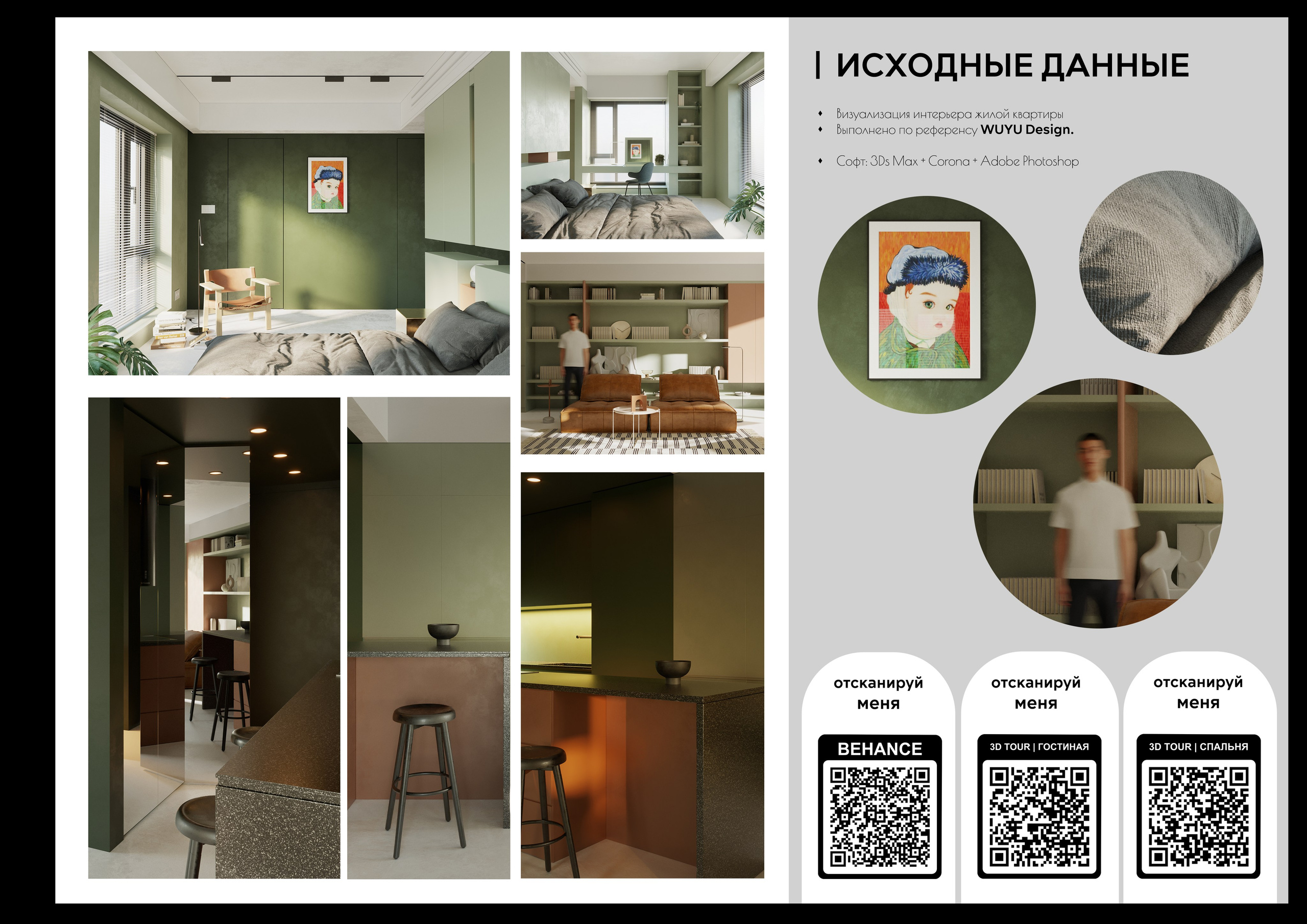 Кейсы. 3D визуализация интерьера и архитектурной среды