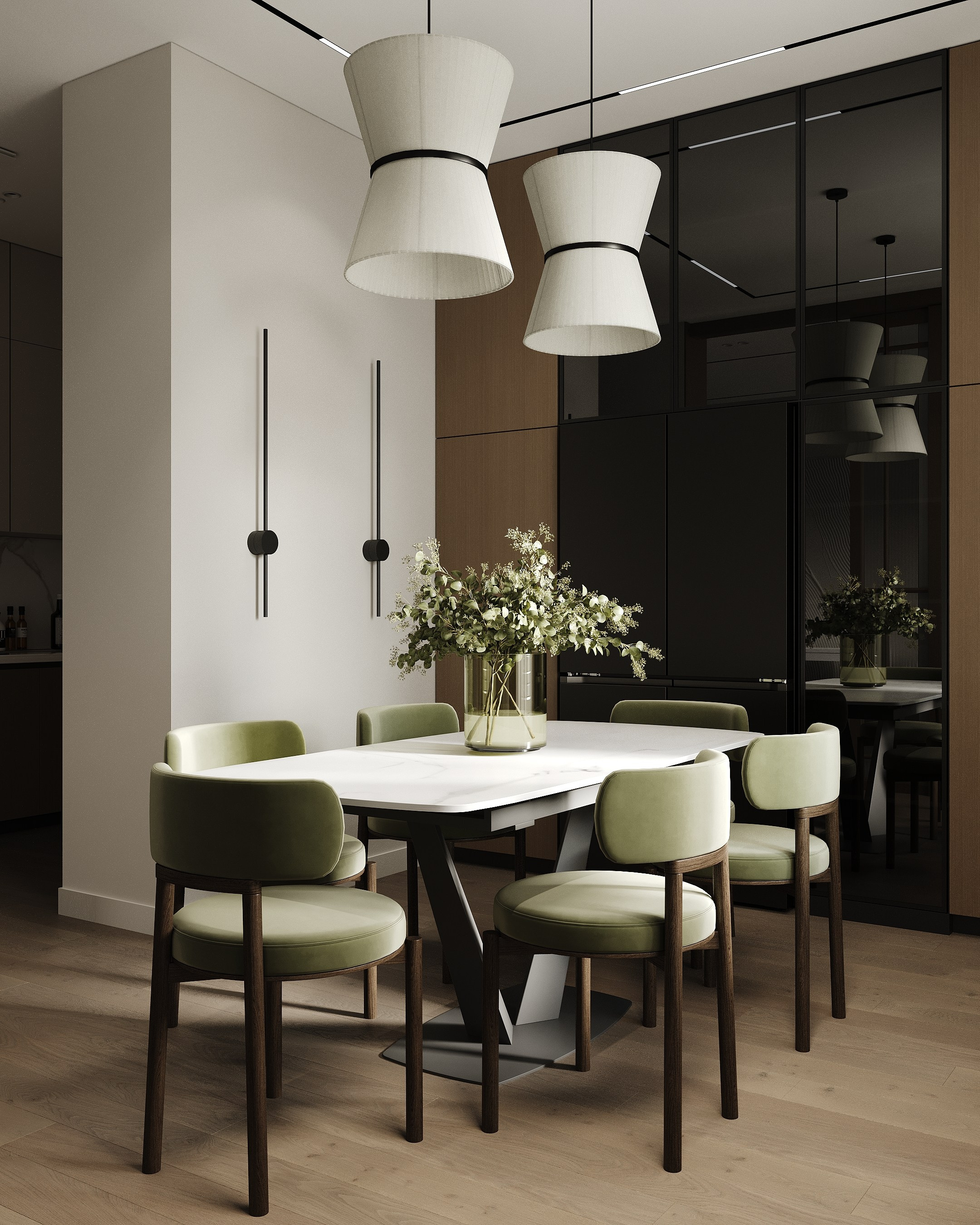 SUNSET AVE | 2024. Interior vizualization and Design