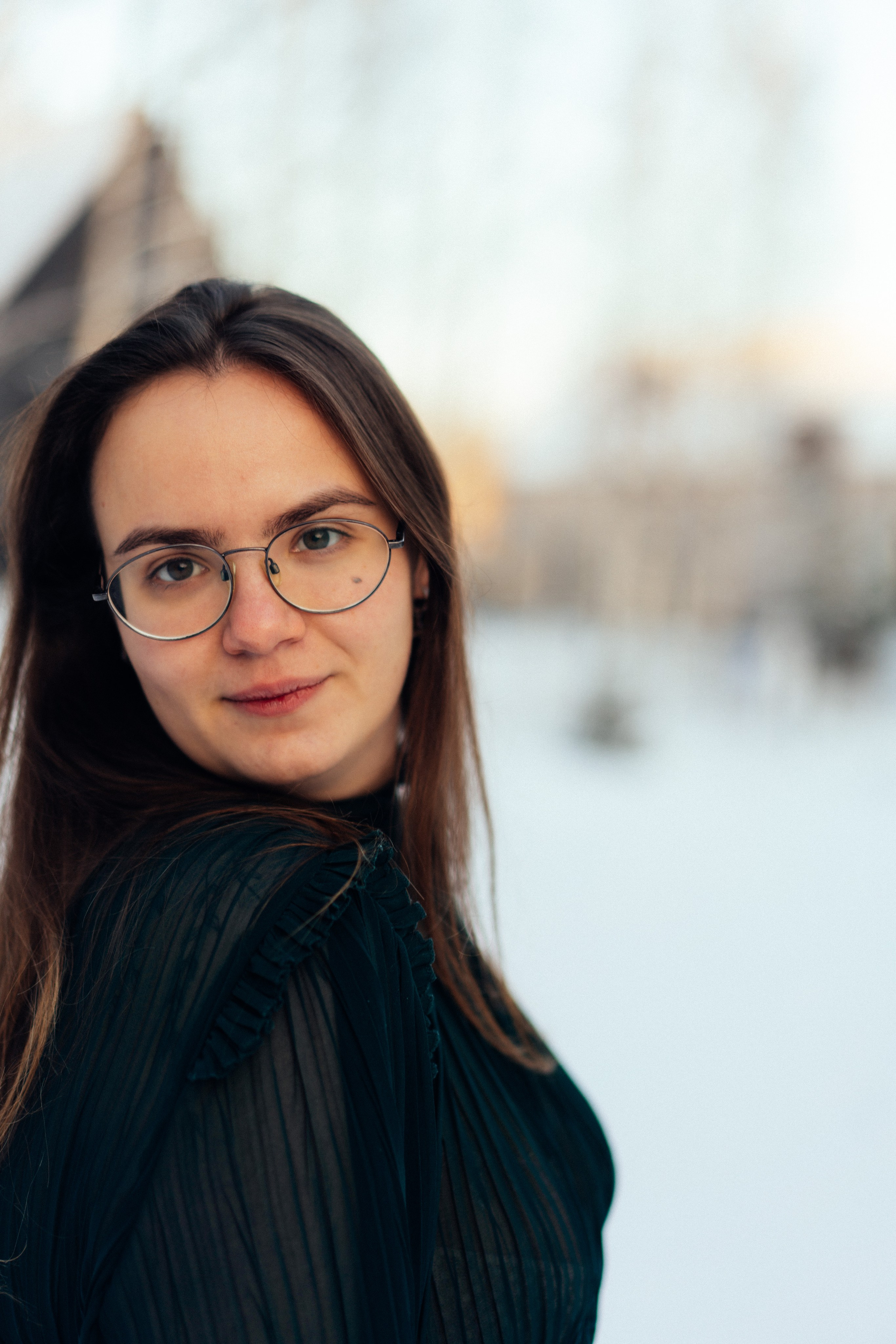 Зимняя съемка в снегу. Видеооператор, фотограф в Санкт-Петербурге