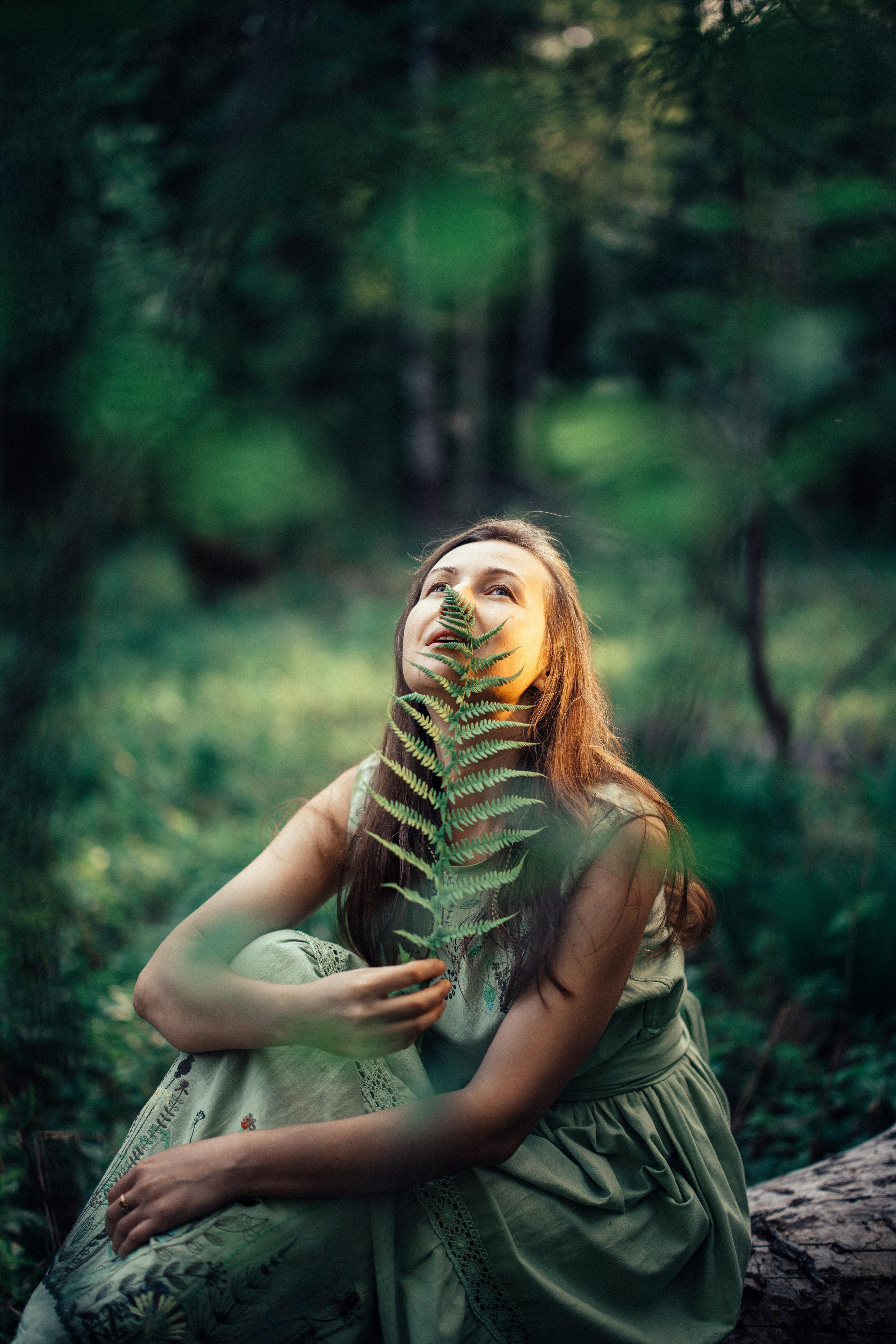 Лист папоротника. Портретный арт-фотограф в Екатеринбурге Алена Нестерова