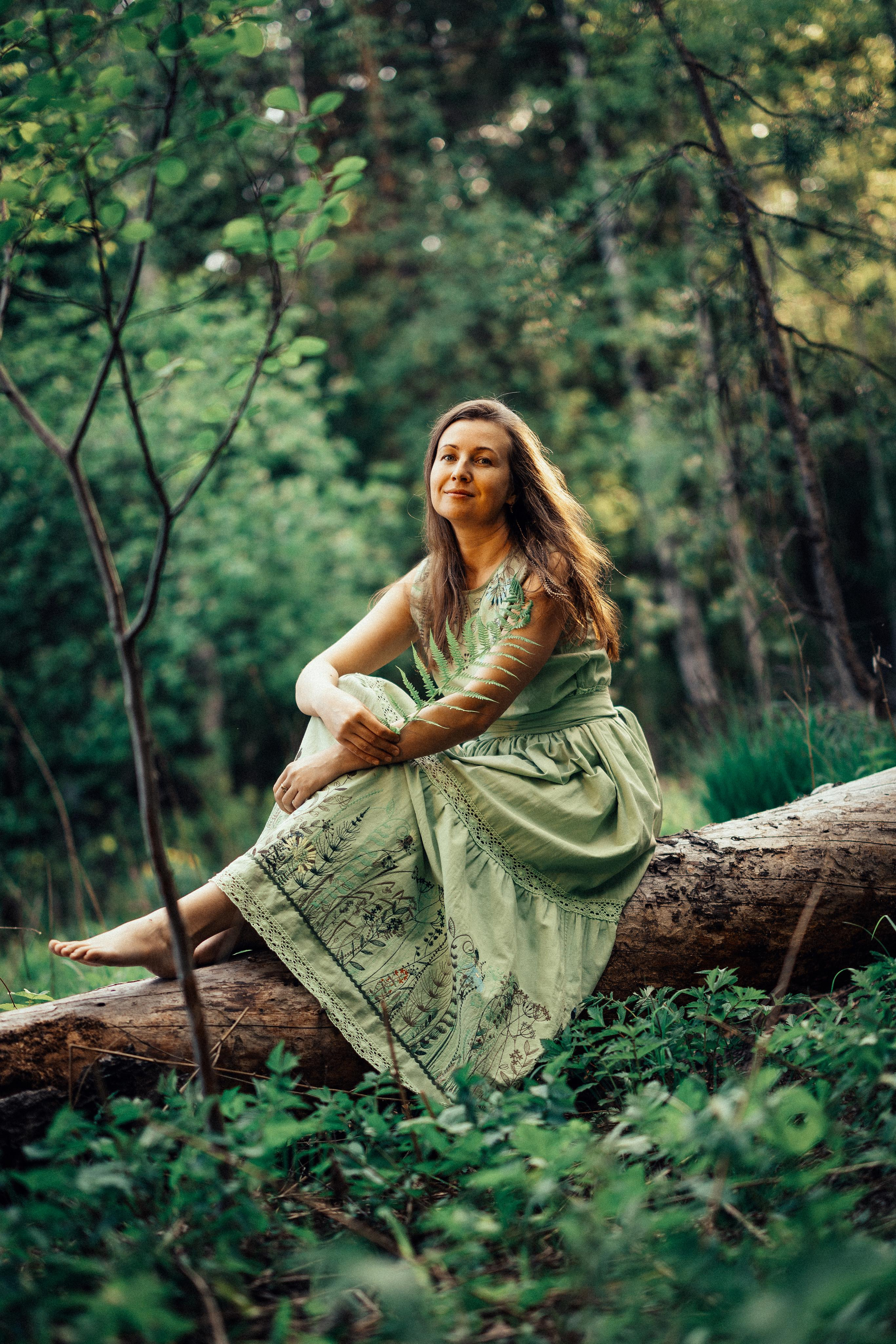 Лист папоротника. Портретный арт-фотограф в Екатеринбурге Алена Нестерова