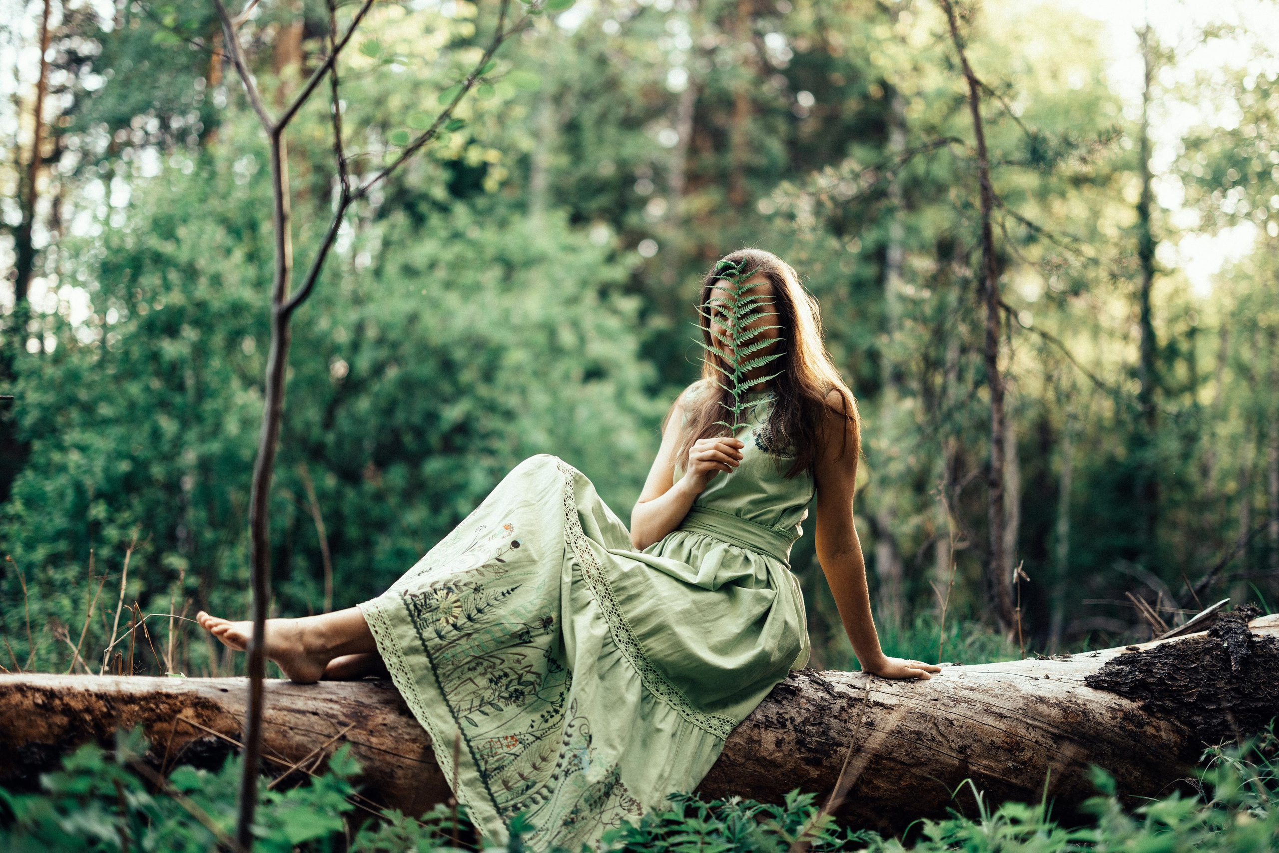 Лист папоротника. Портретный арт-фотограф в Екатеринбурге Алена Нестерова