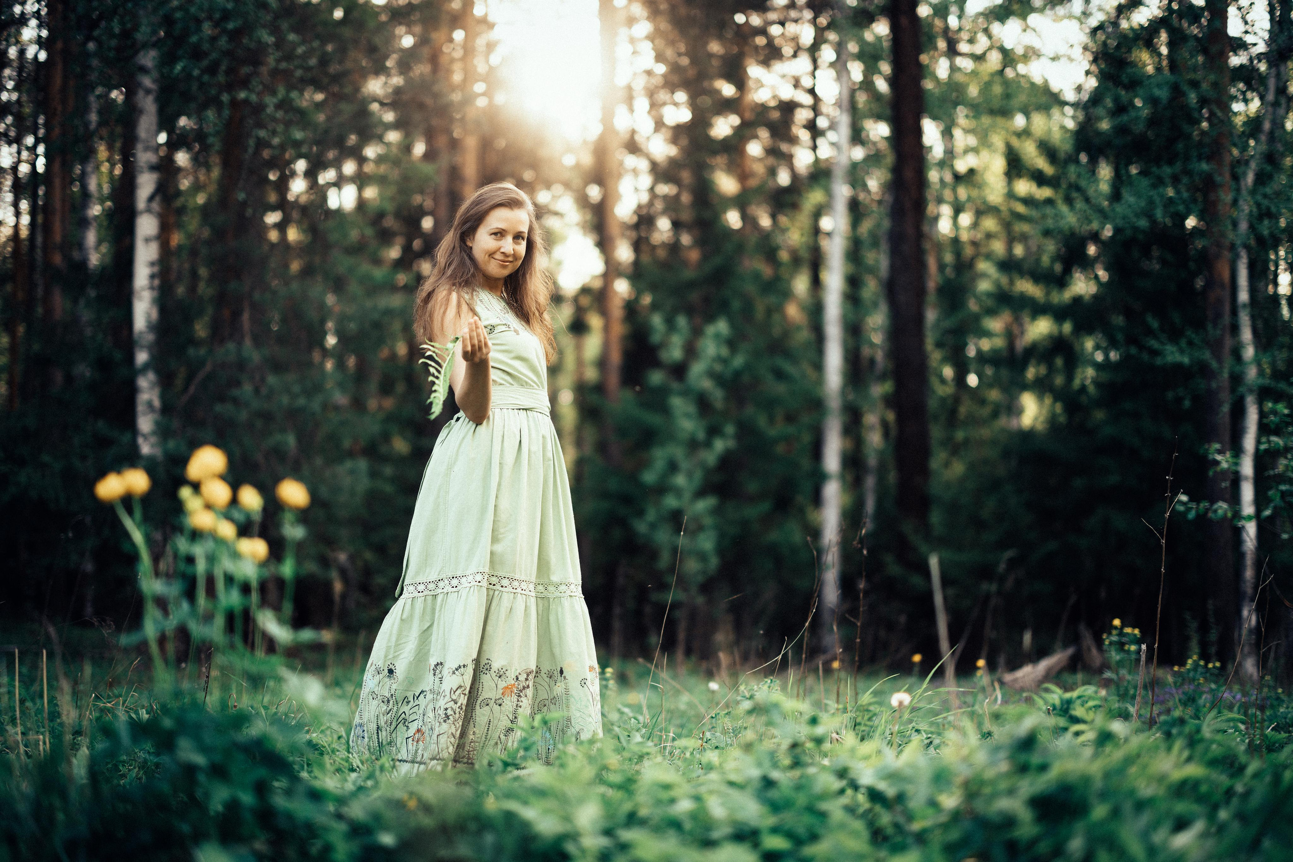 Лист папоротника. Портретный арт-фотограф в Екатеринбурге Алена Нестерова