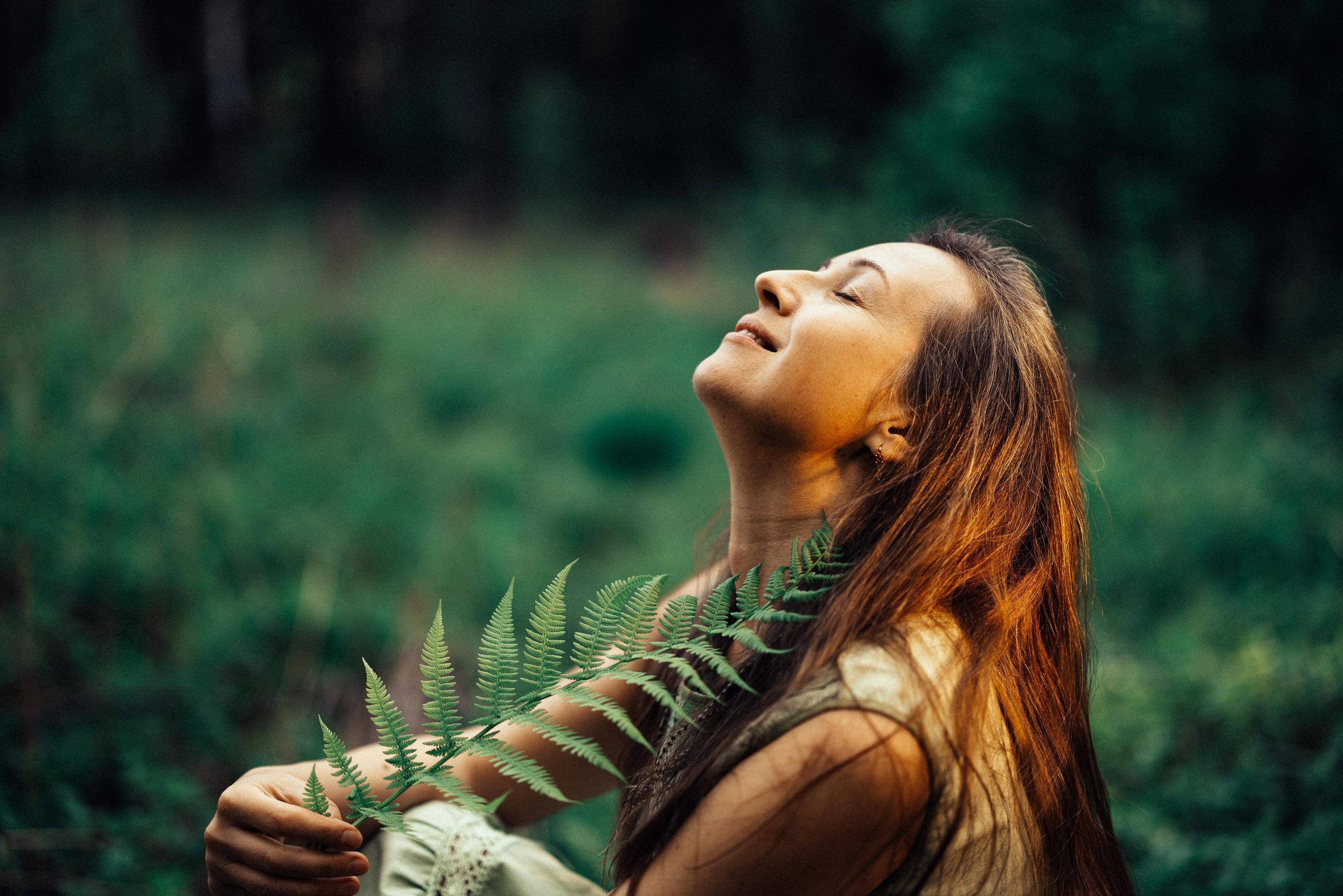 Лист папоротника. Портретный арт-фотограф в Екатеринбурге Алена Нестерова