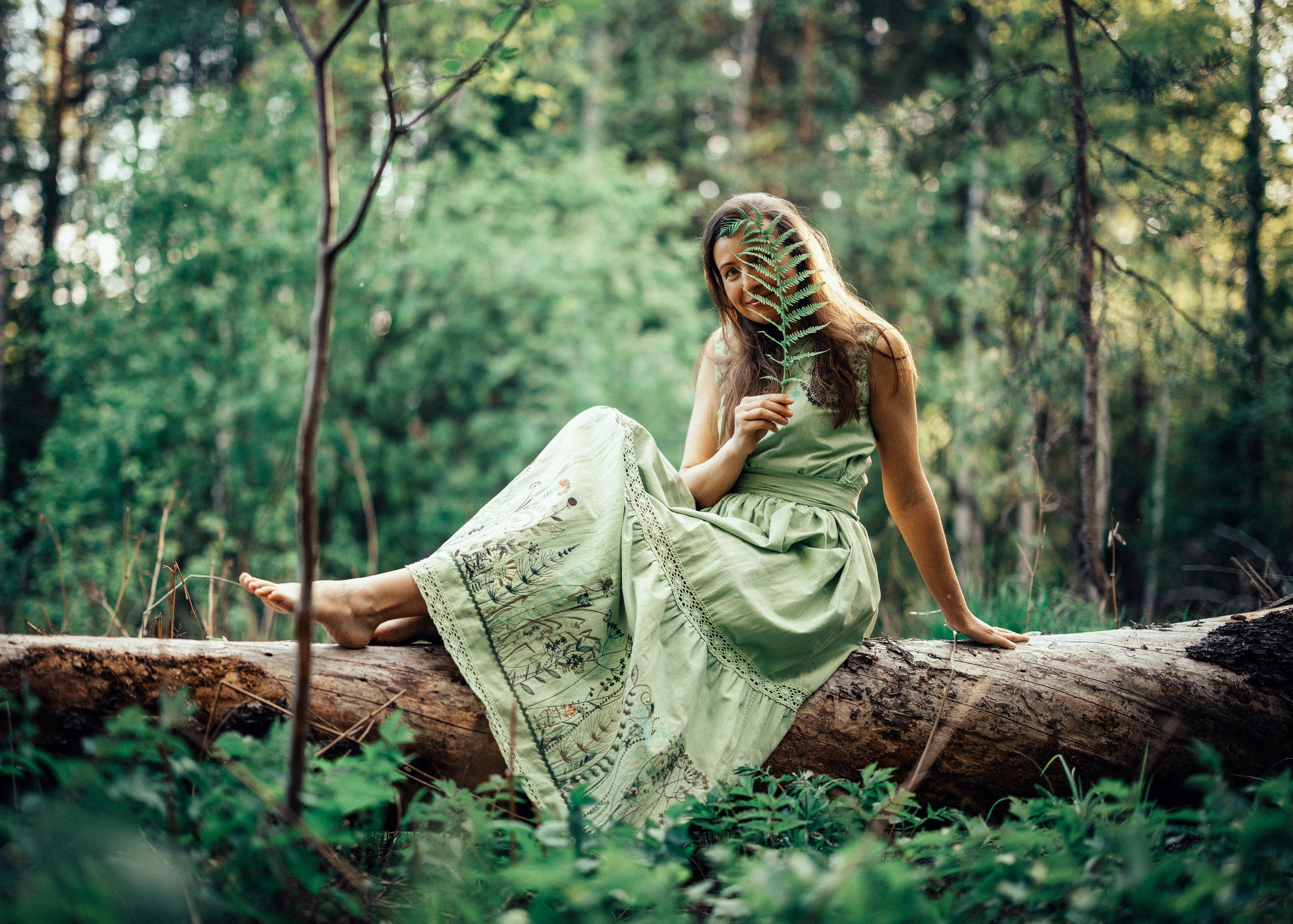 Лист папоротника. Портретный арт-фотограф в Екатеринбурге Алена Нестерова