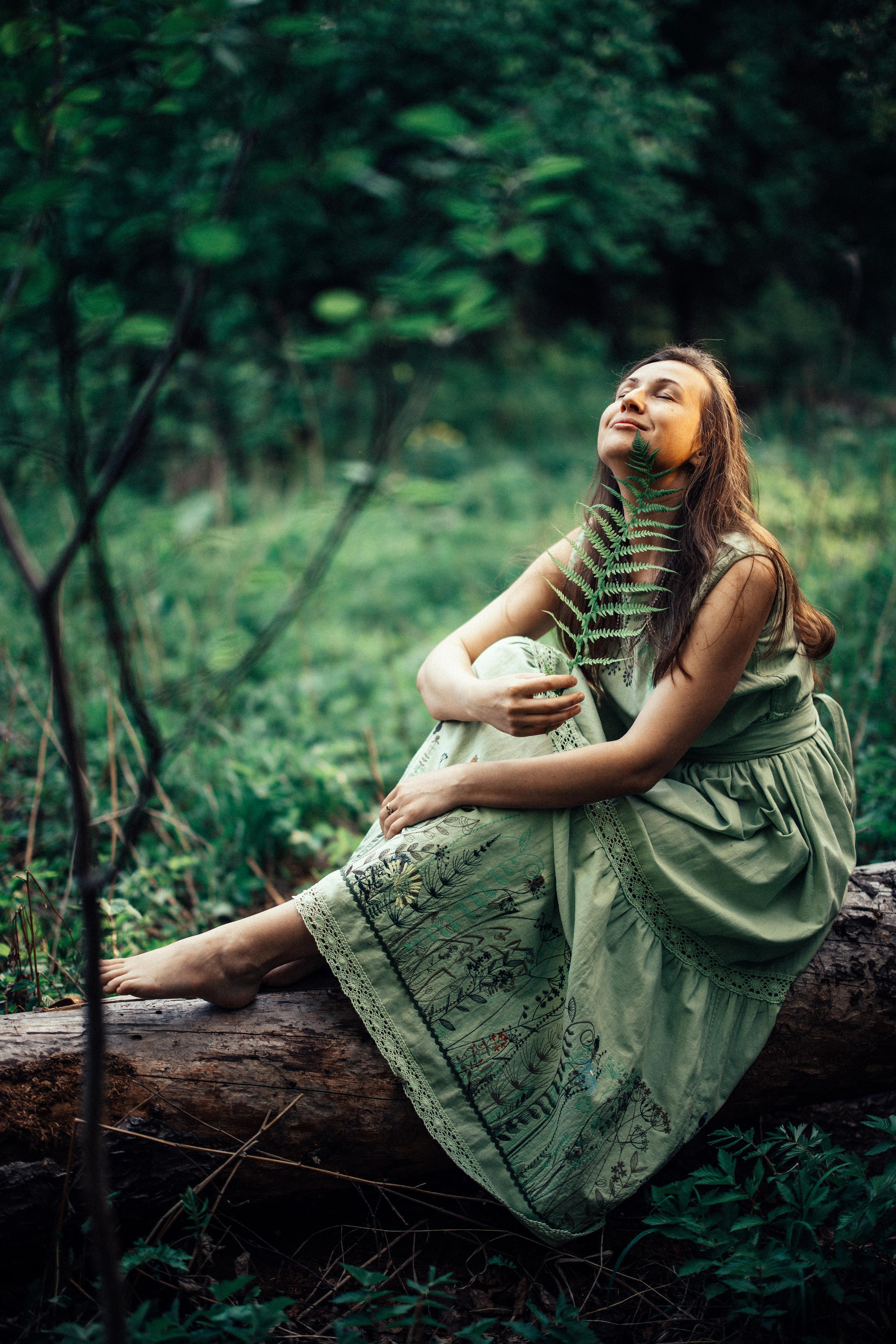 Лист папоротника. Портретный арт-фотограф в Екатеринбурге Алена Нестерова