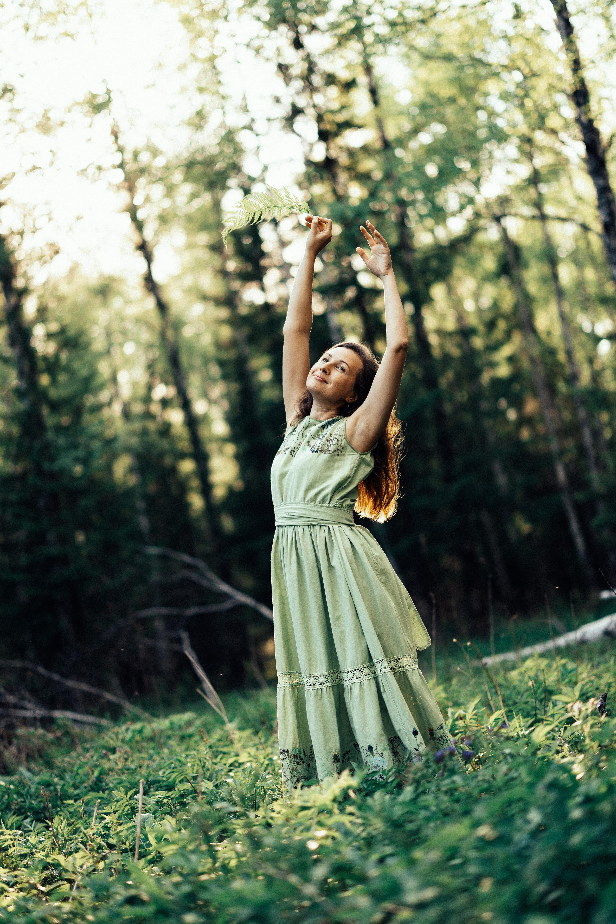 Лист папоротника. Портретный арт-фотограф в Екатеринбурге Алена Нестерова