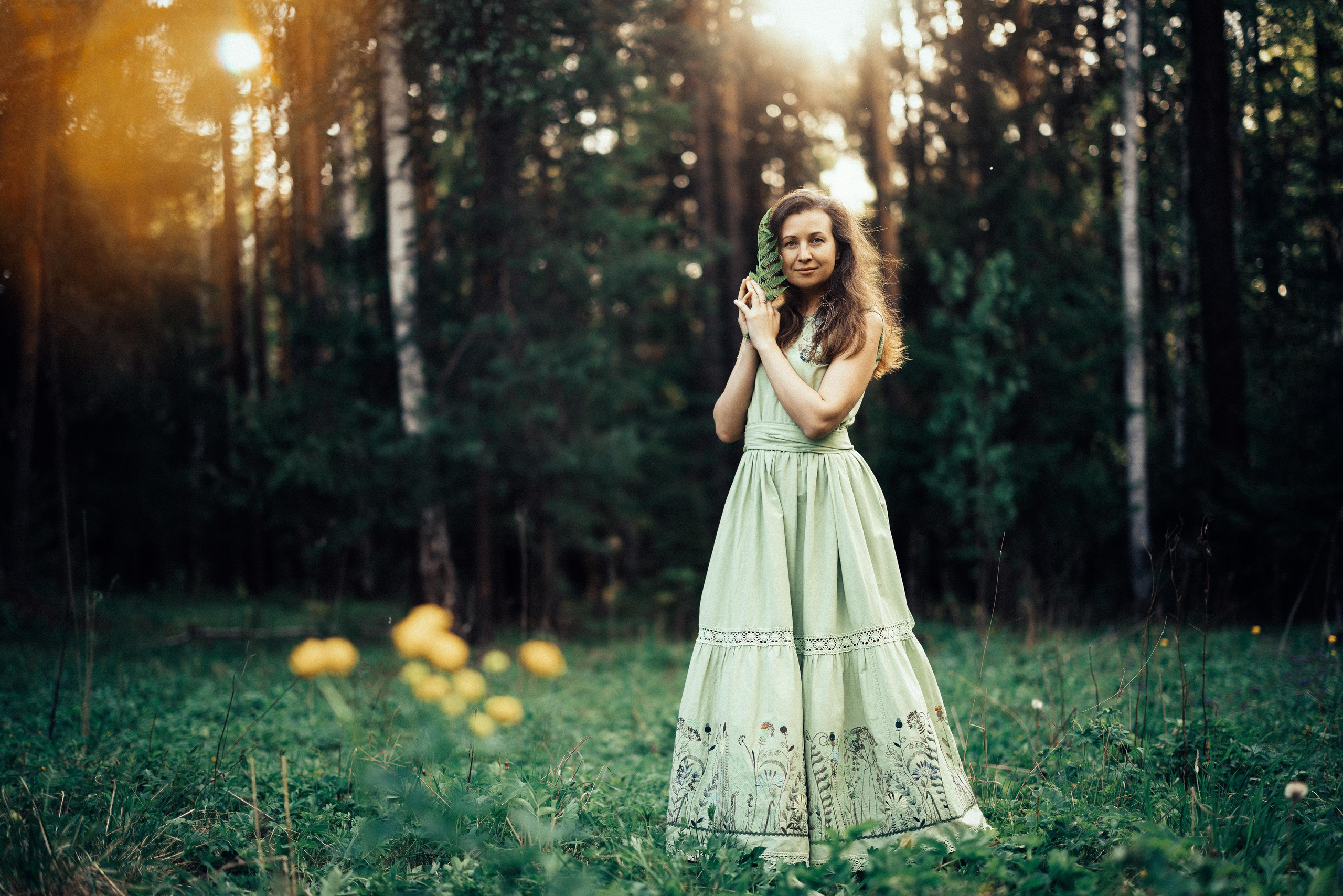 Лист папоротника. Портретный арт-фотограф в Екатеринбурге Алена Нестерова