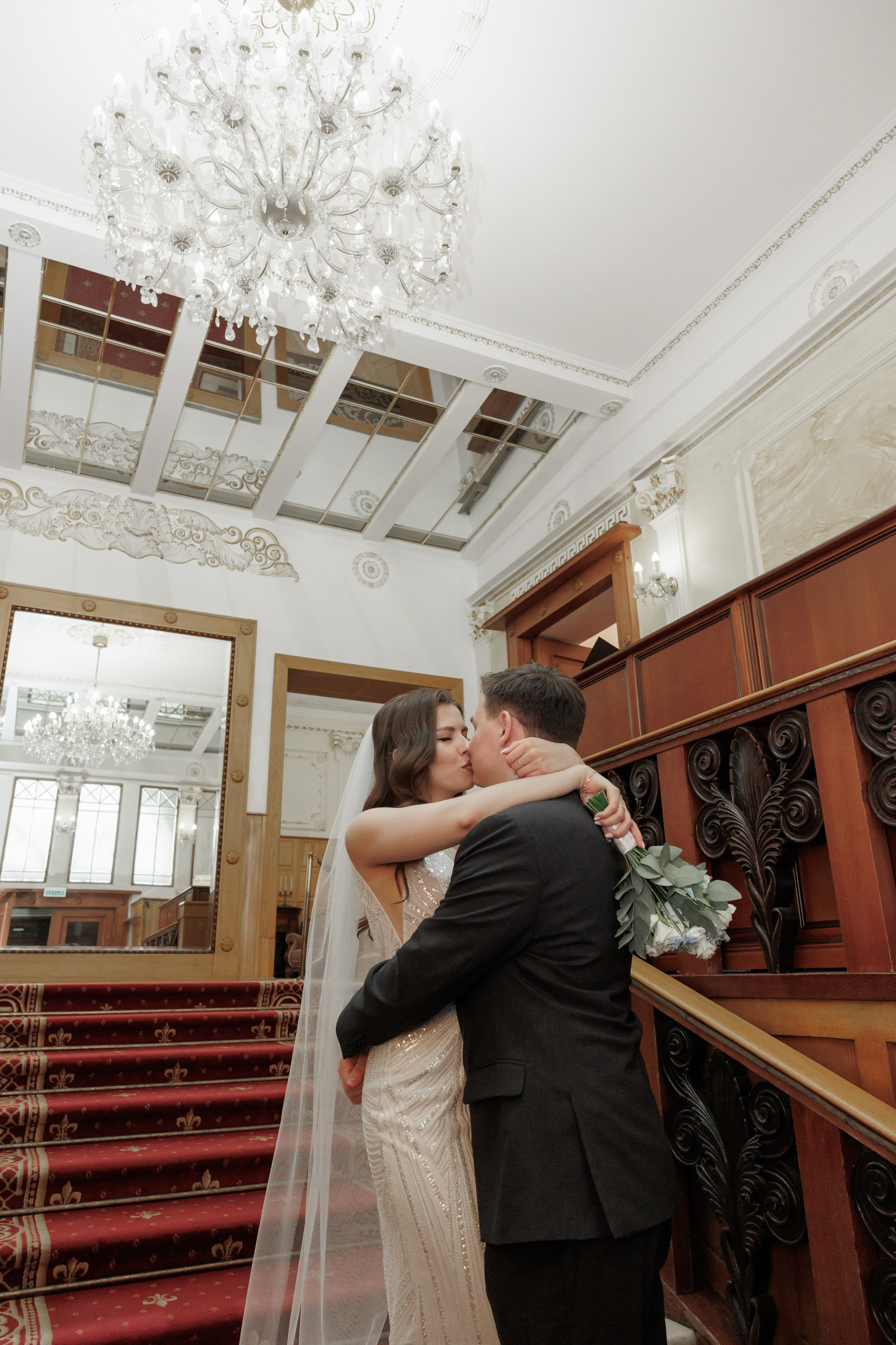Даша и Дима, Грибоедовский ЗАГС. Свадебный и репортажный фотограф (Москва, Королев и другие)