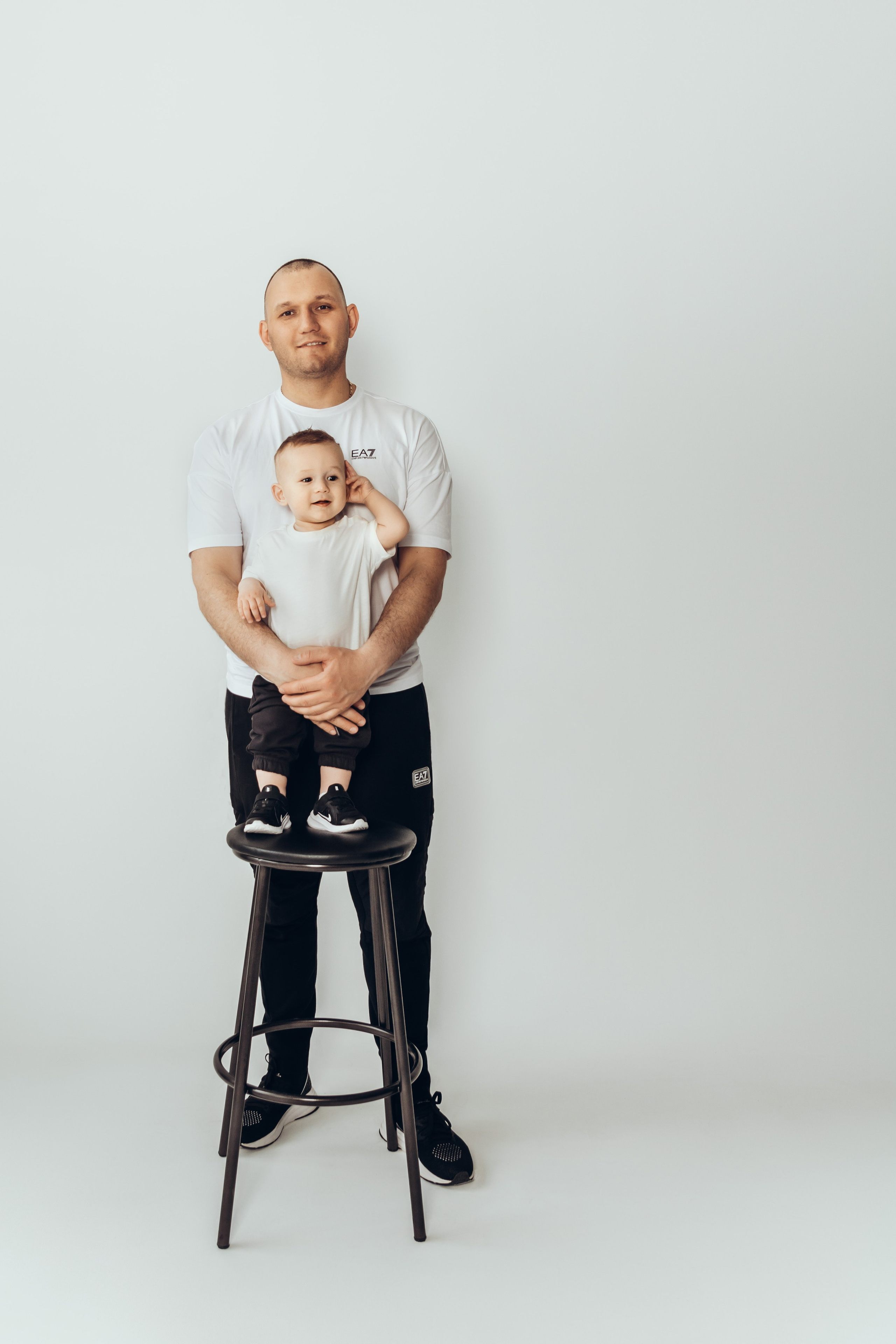 Годик Ростиславу в стиле «минимализм». Семейный и детский фотограф Кущ Наташа