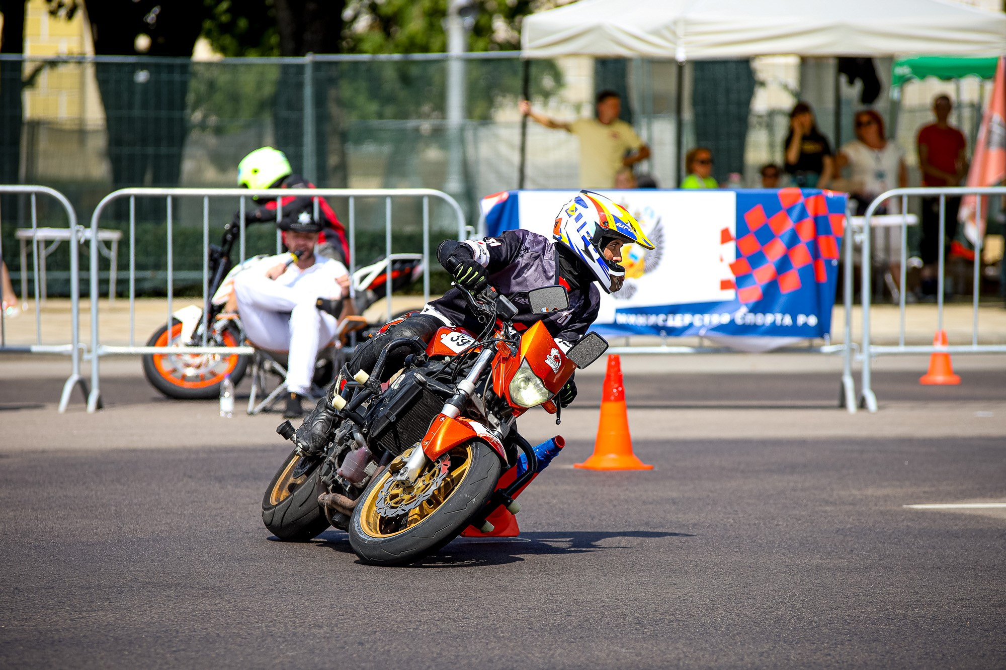 Кубок России по фигурному управлению мотоциклом. Спортивный фотограф Вадим Добедченков