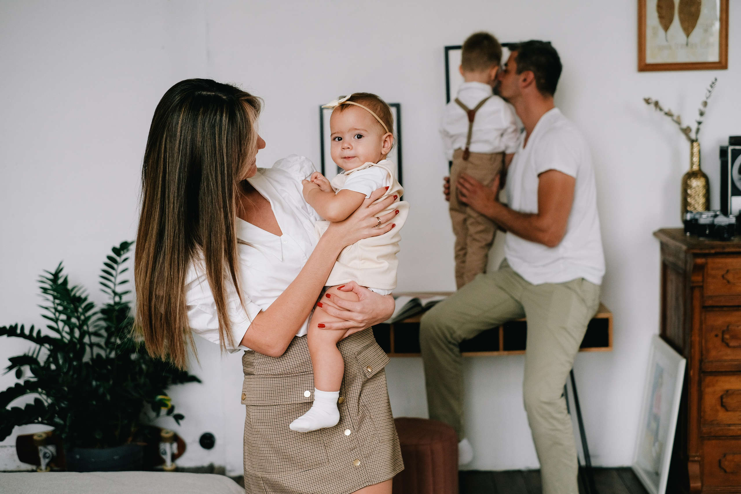 Небольшая фотосессия в студии на 1 годик. Фотограф Михаил Ерохин | Москва
