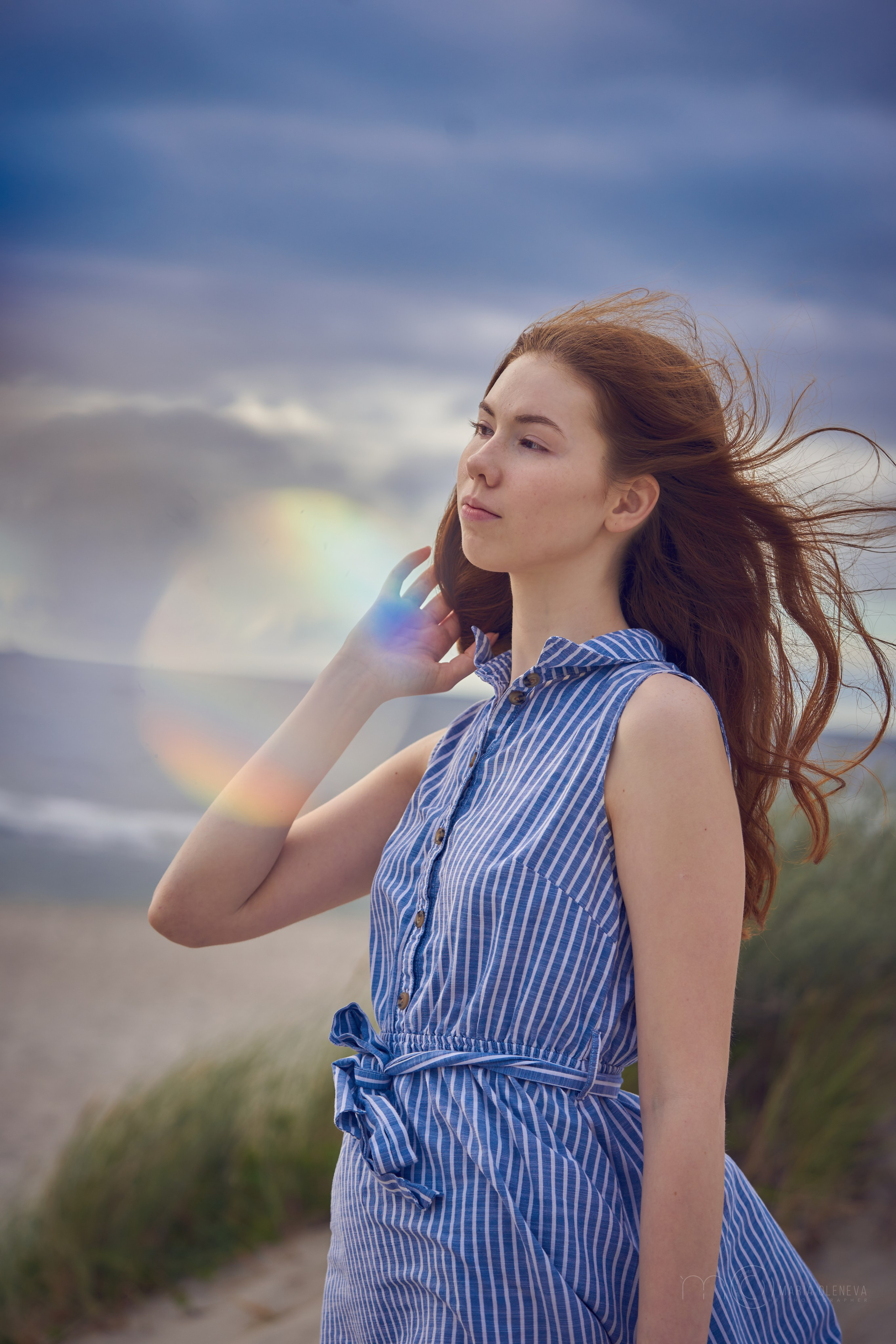 Полина и море. Фотограф Мария Оленева