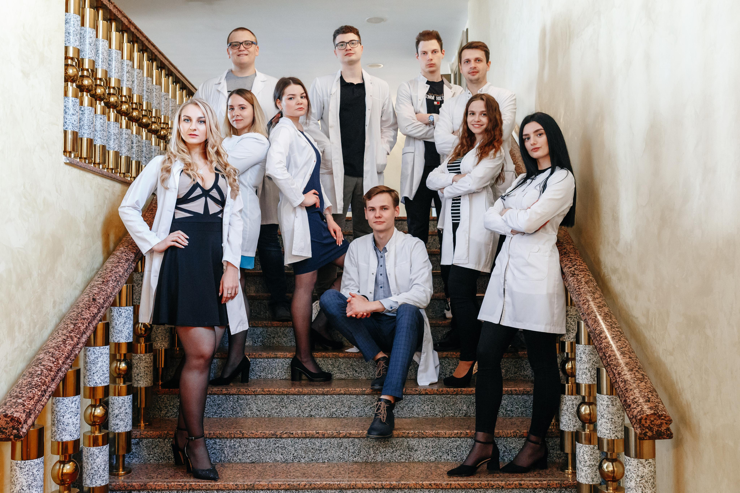 Фотосессия выпускников медицинского университета Витебск. Свадебный и семейный фотограф Витебск, Минск, Андрей Павлов