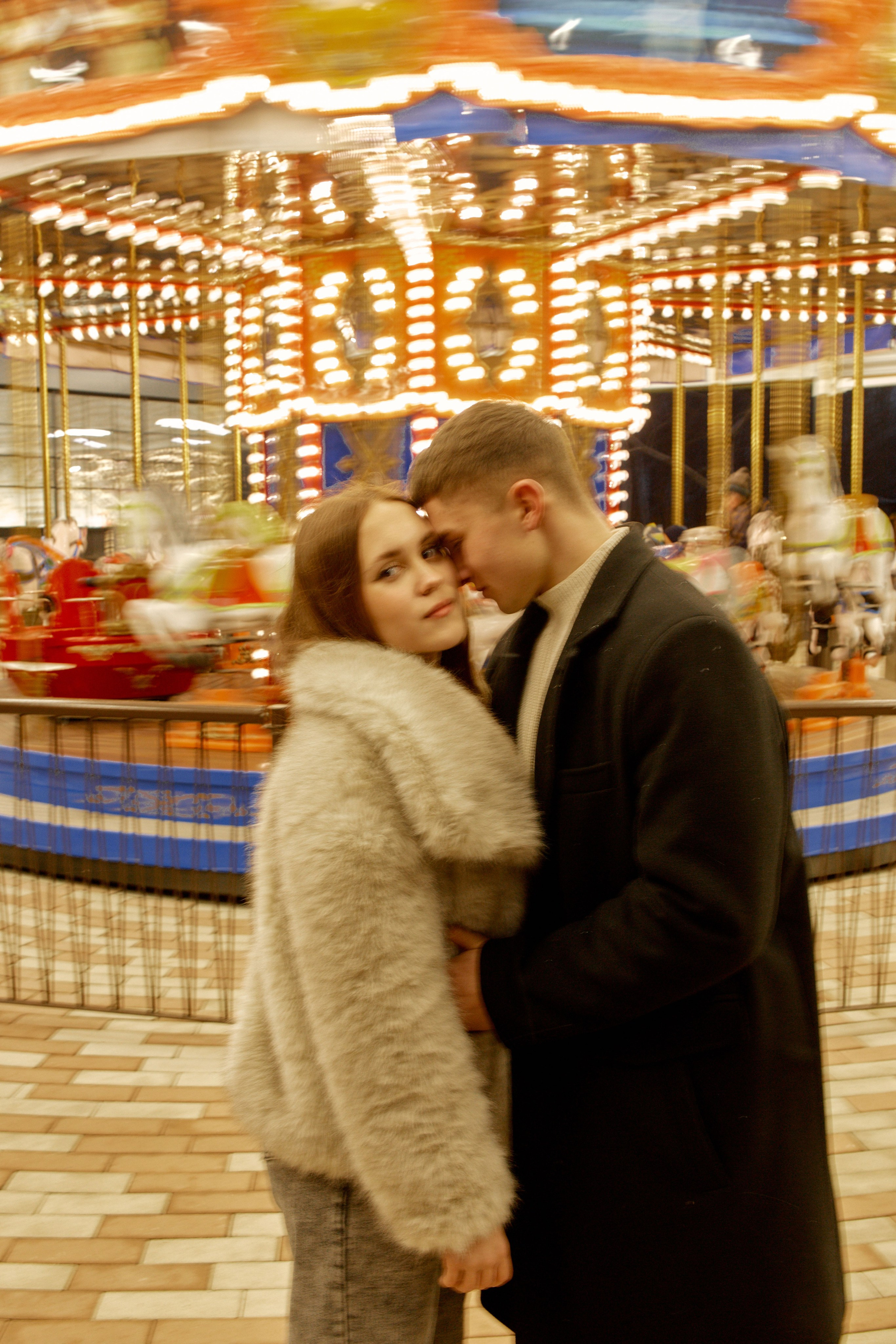 Зимняя фотосессия love story