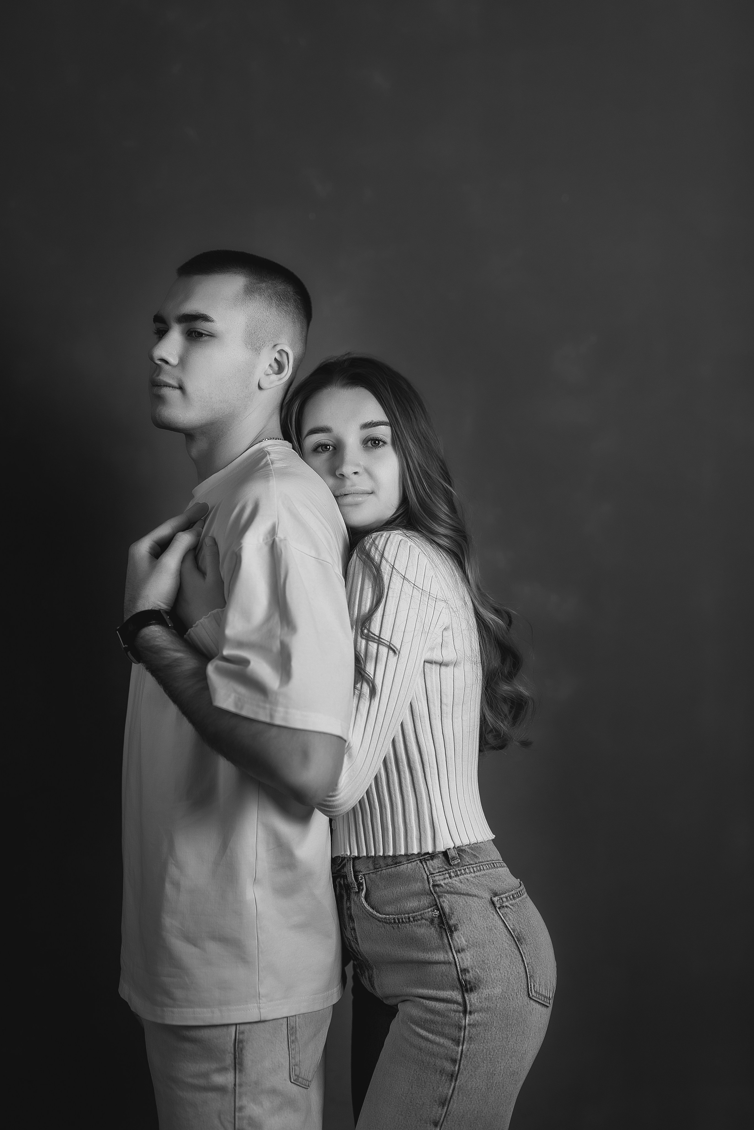 Love story в ЧБ. Семейный, детский фотограф в Воронеже Анна Никитина