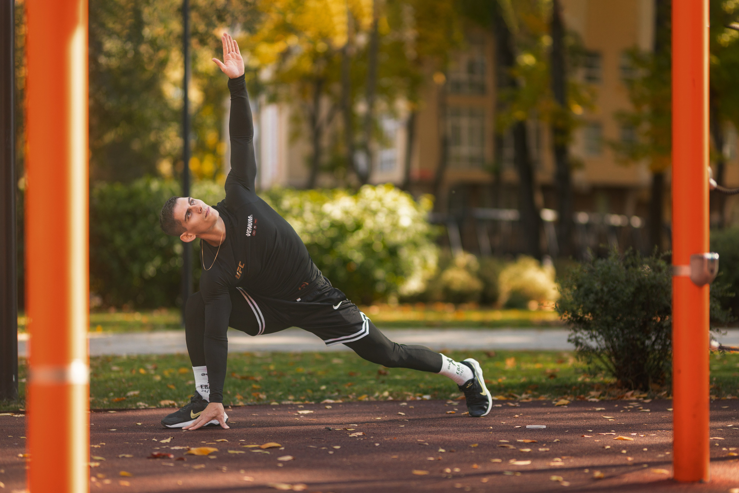 Фотосет на спортплощадке с Владом для контента. Дмитрий Шульгин, портретный фотограф в Воронеже