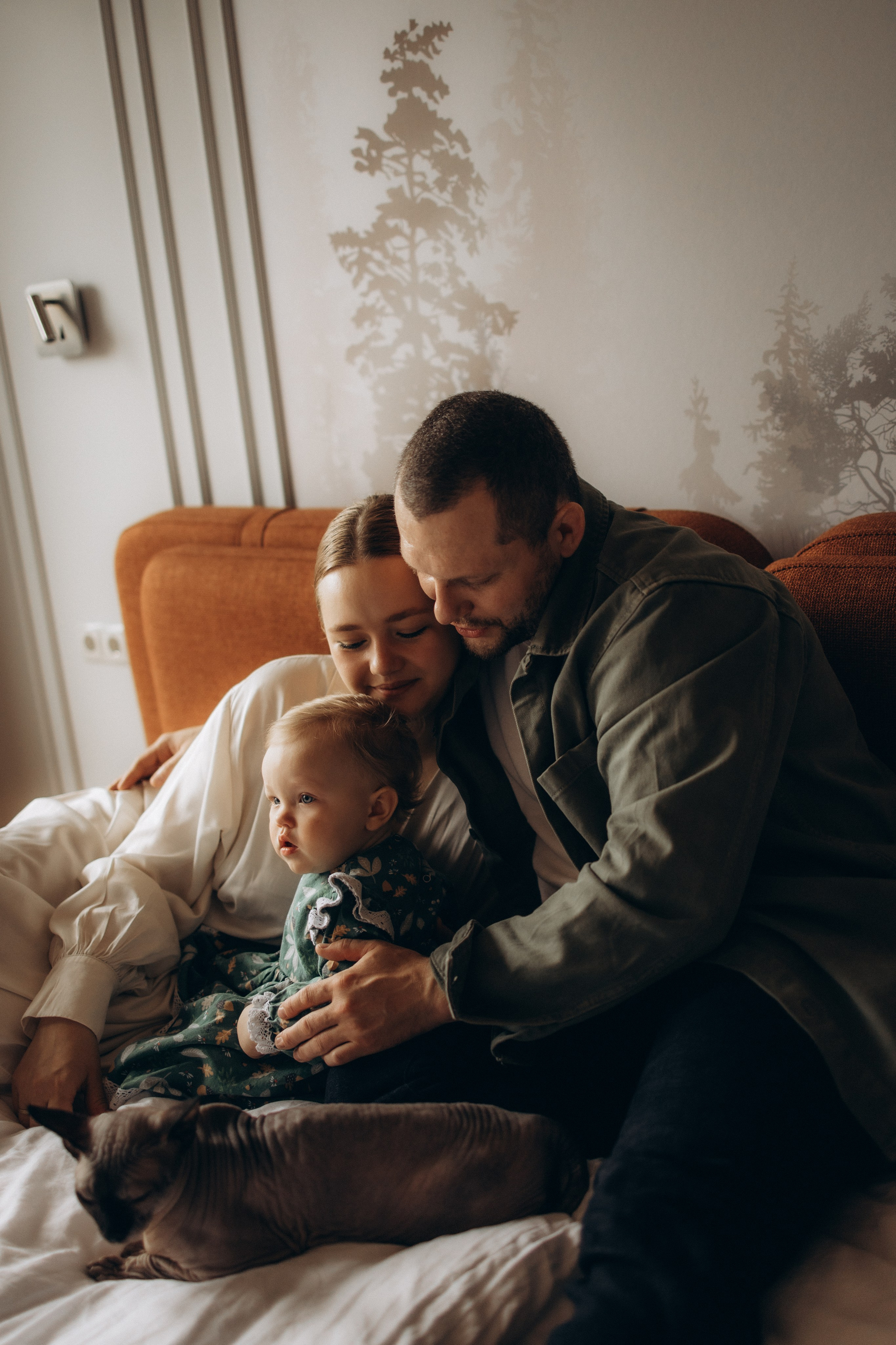 Семейная съемка дома. Семейный и детский фотограф в Москве Антонина Смирнова
