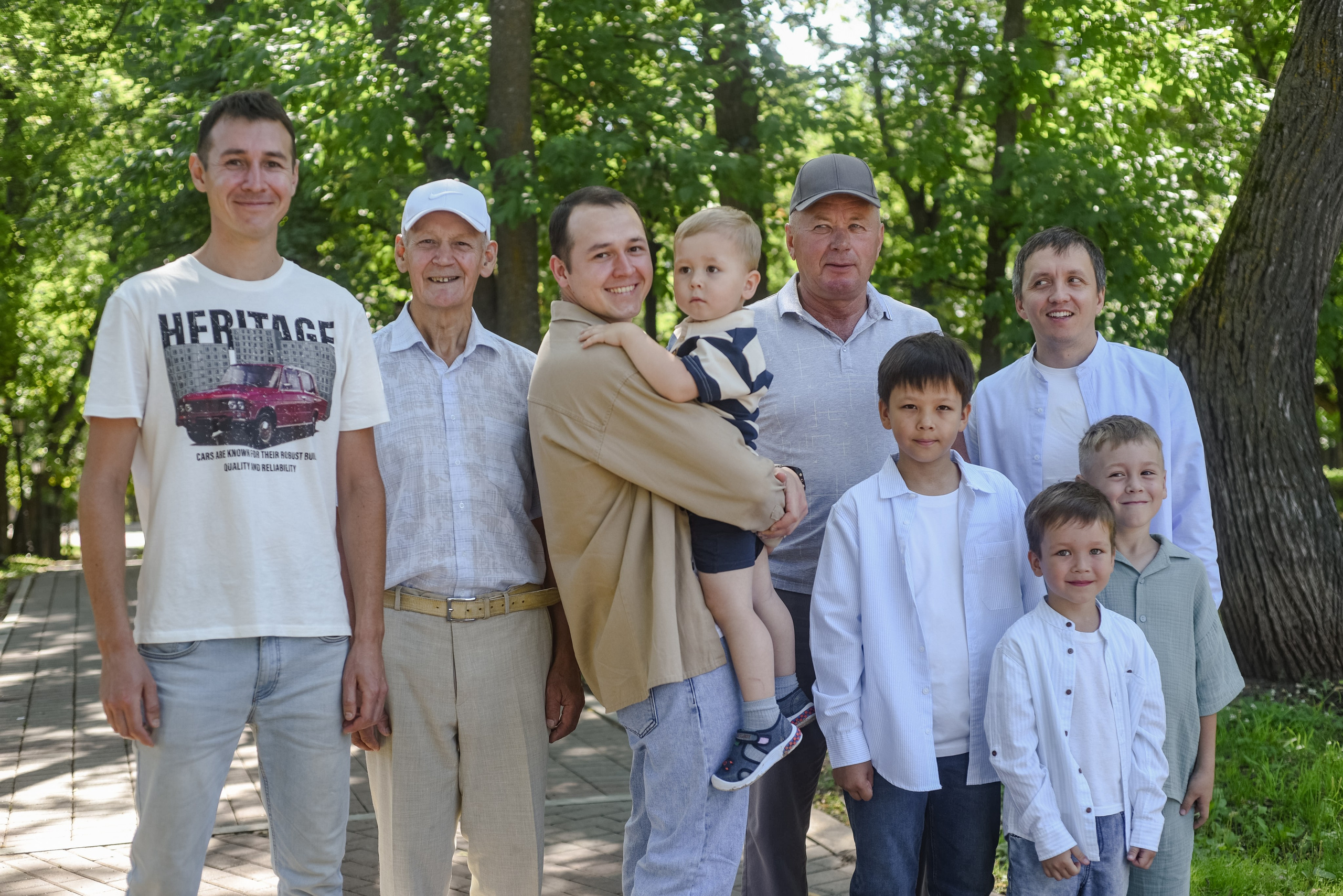 Семейная съемка в парке. Семейный и свадебный фотограф в г. Уфа Динара