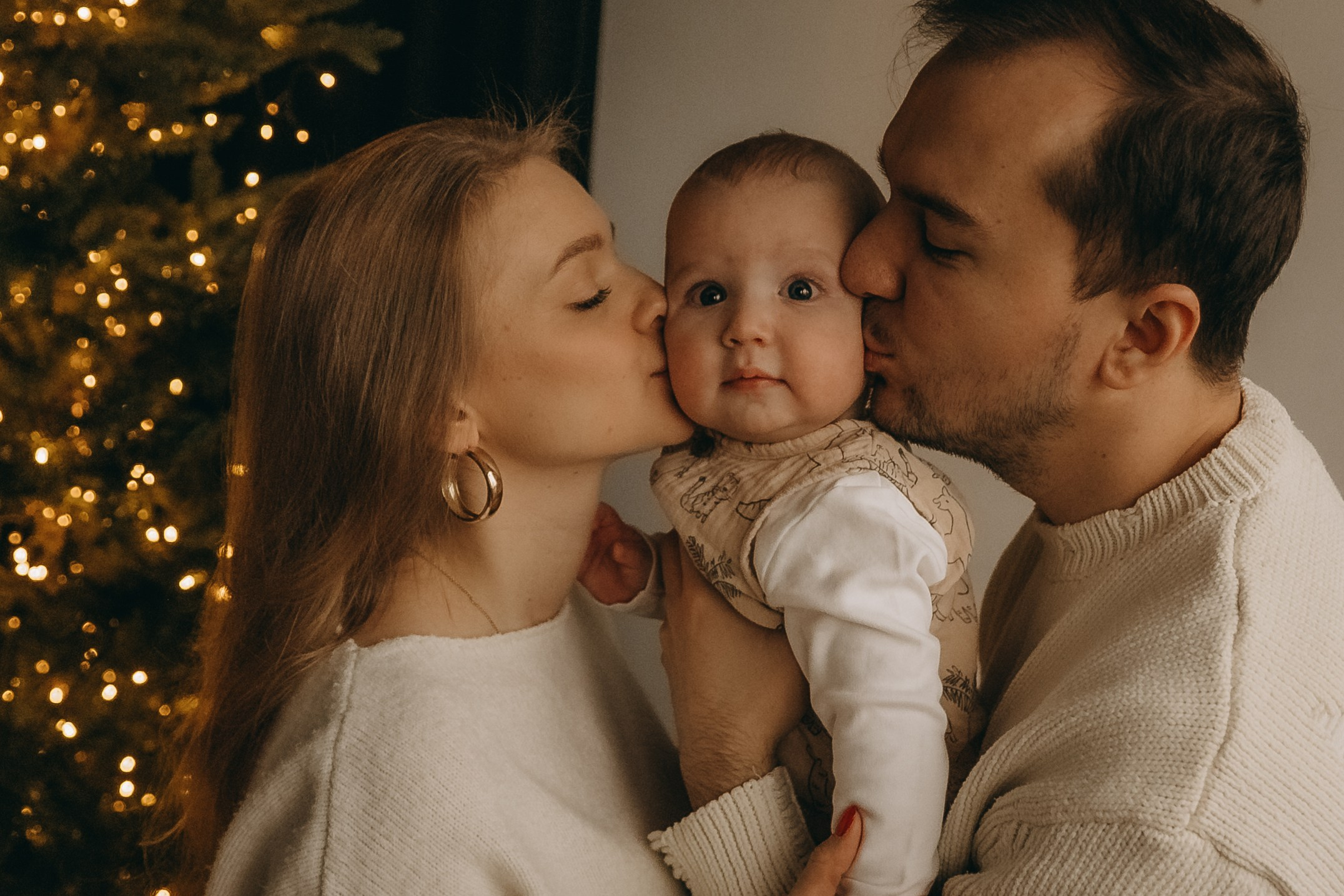 Первый Новый год Вани. Гаврилова Настя семейный фотограф lifestyle в Москве