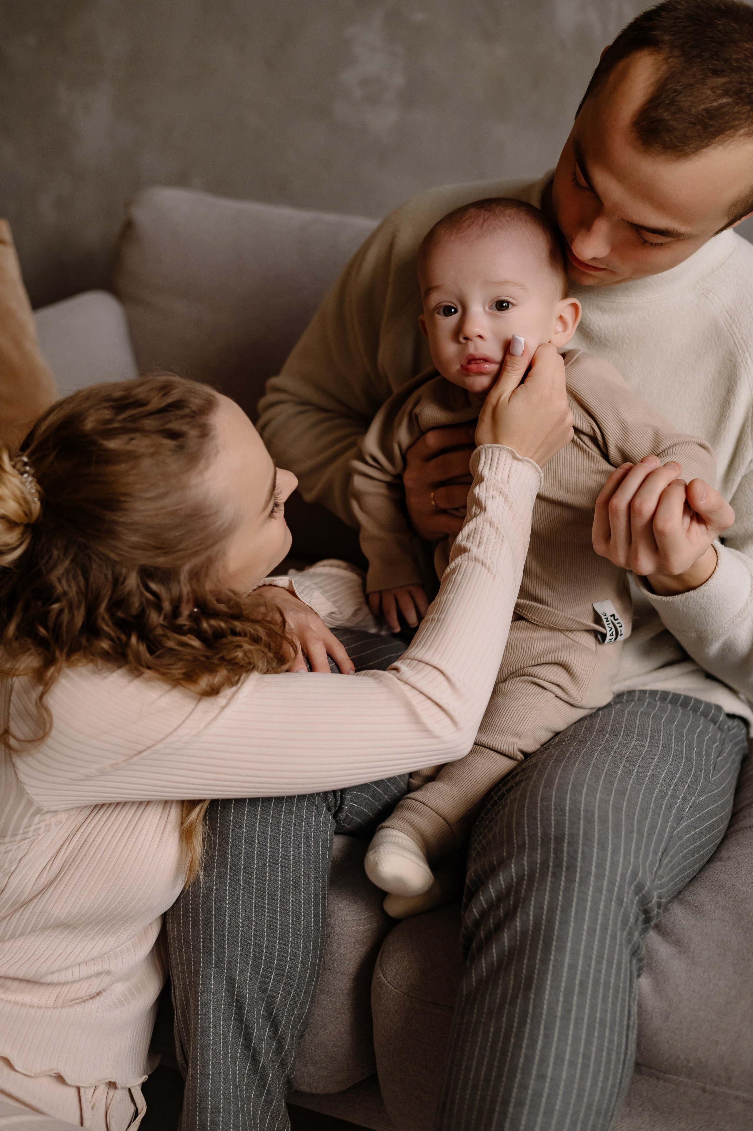Первая семейная с малышом. Фотограф Минск Катерина Кирик