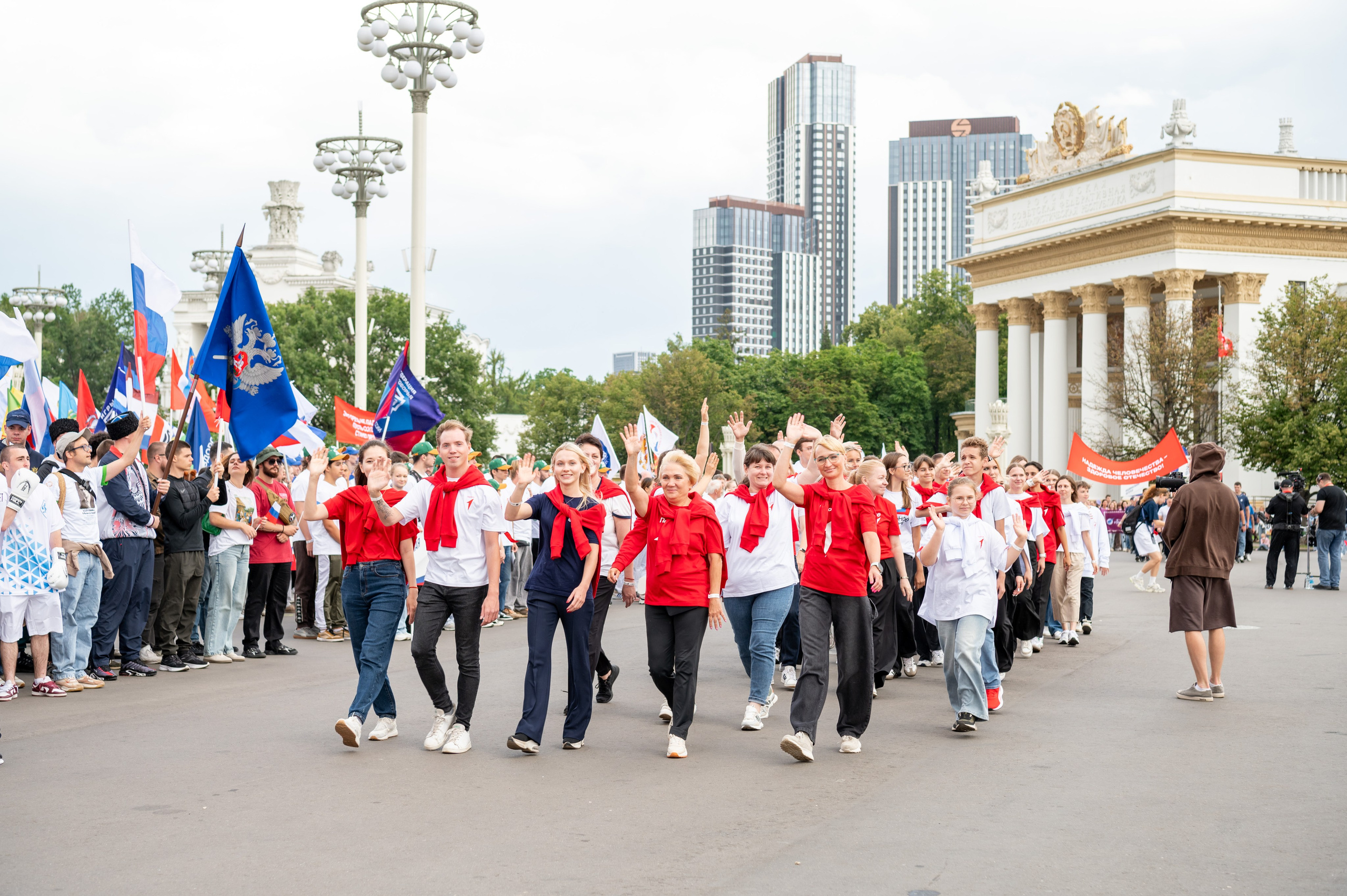 Спортивное шествие посвященное Дню физкультурника!. Детский и семейный фотограф г. Москва Оксана Катаджи