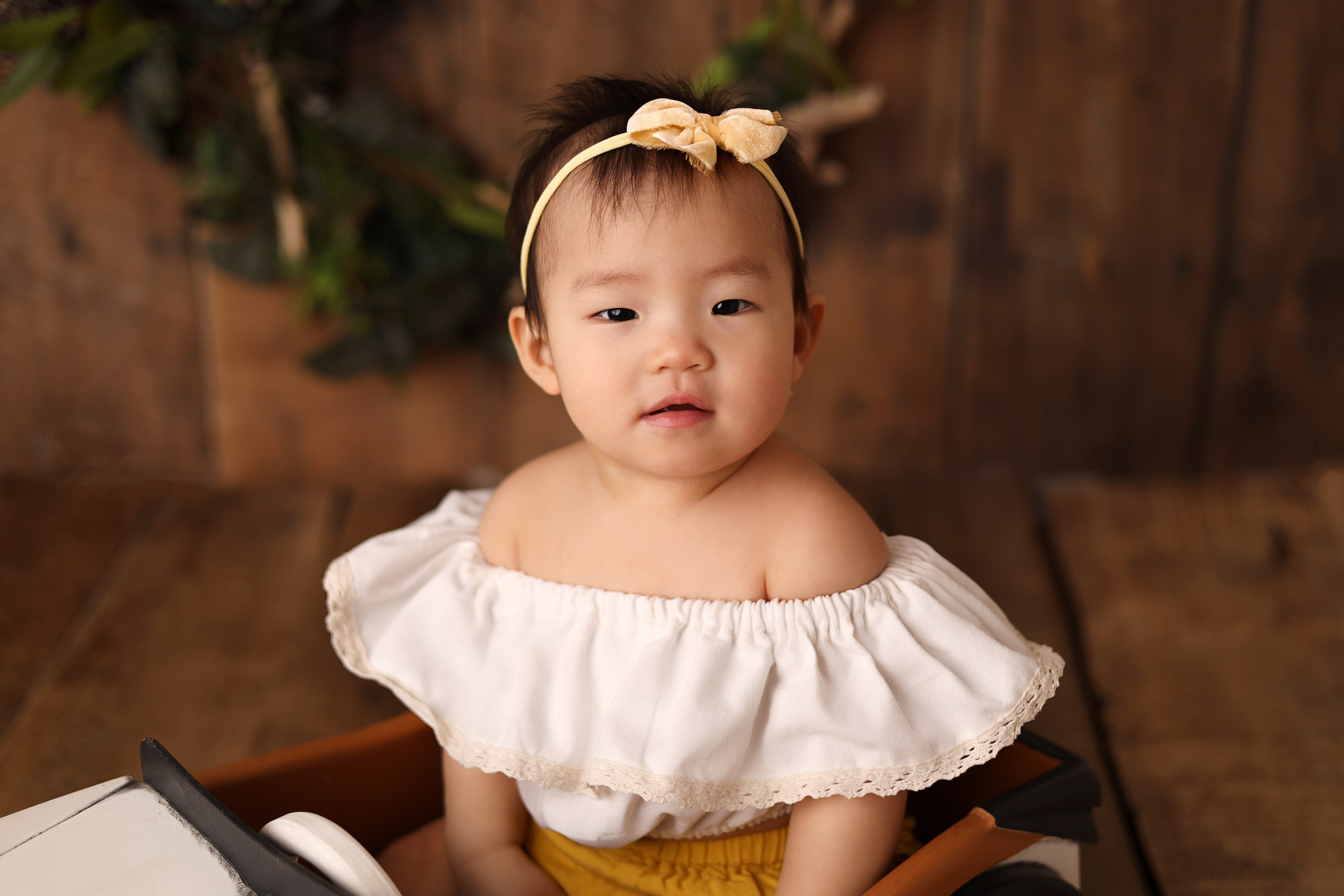 Фотосъемка одного годика Валерии. Фотограф новорожденных Москва. Ньюборн фотограф Москва