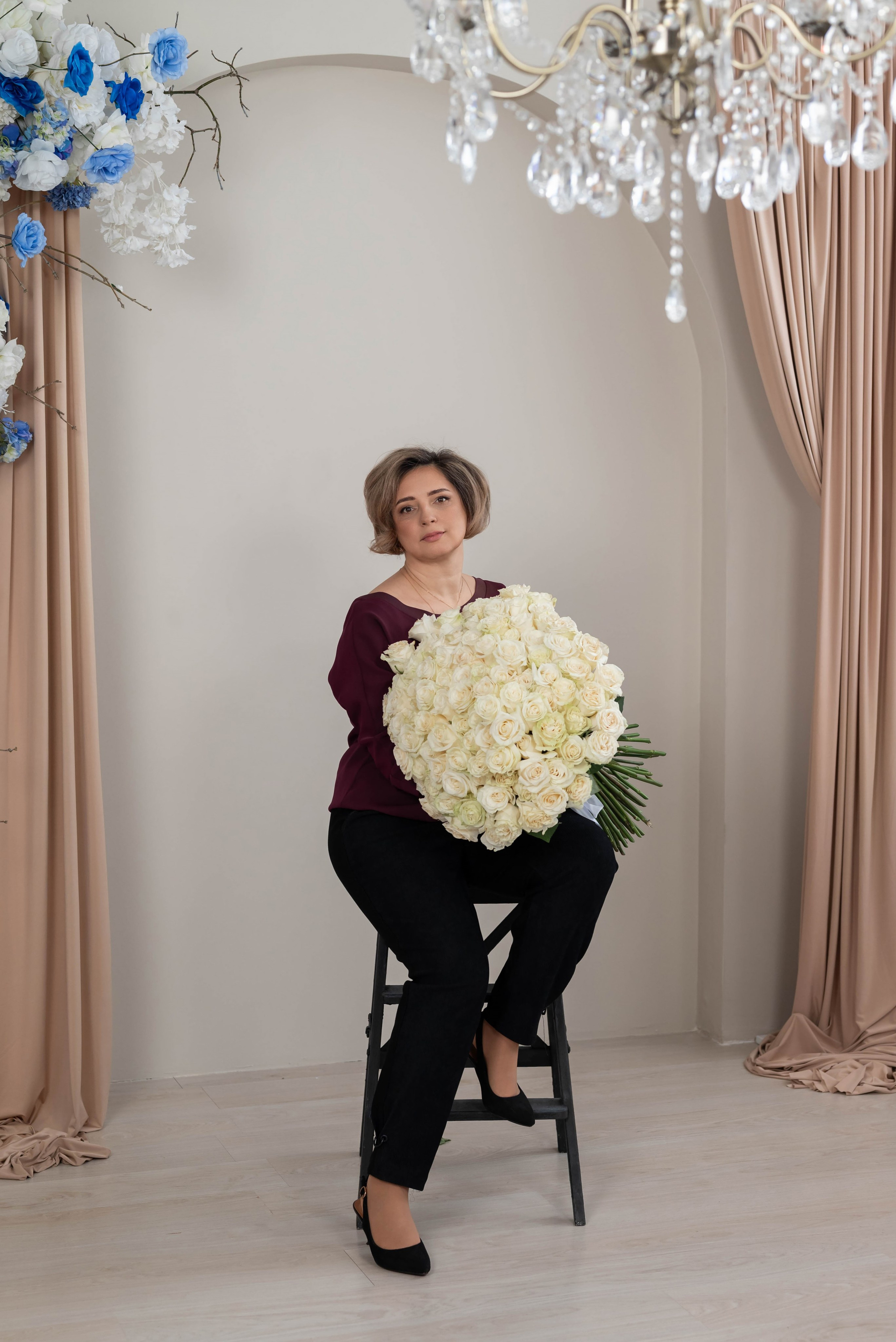 Фотопроект 101 белая роза 2026 год. Фотограф в городе Салават