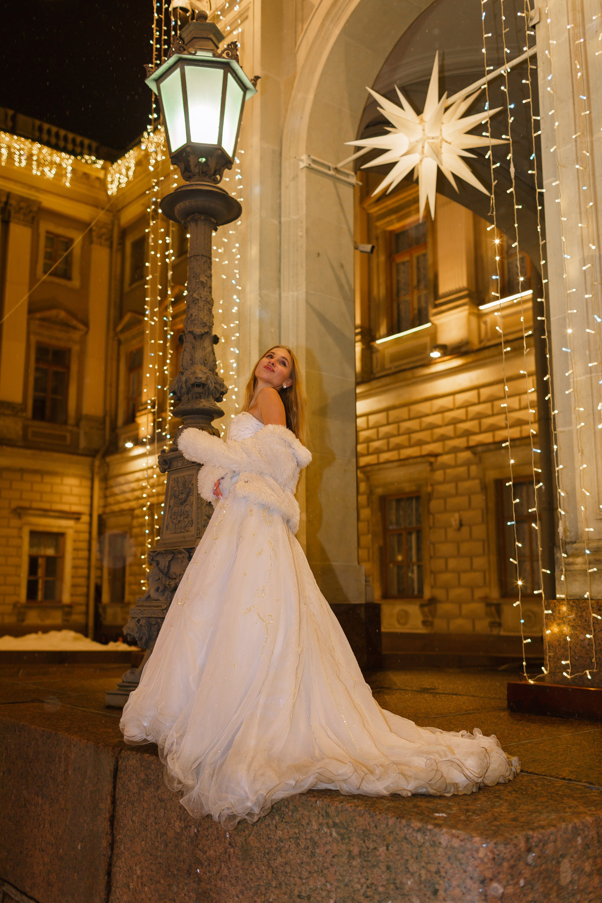 Прогулка по Новогоднему ночному Санкт- Петербургу. Свадебный и семейный фотограф Спб Бошман Ирина