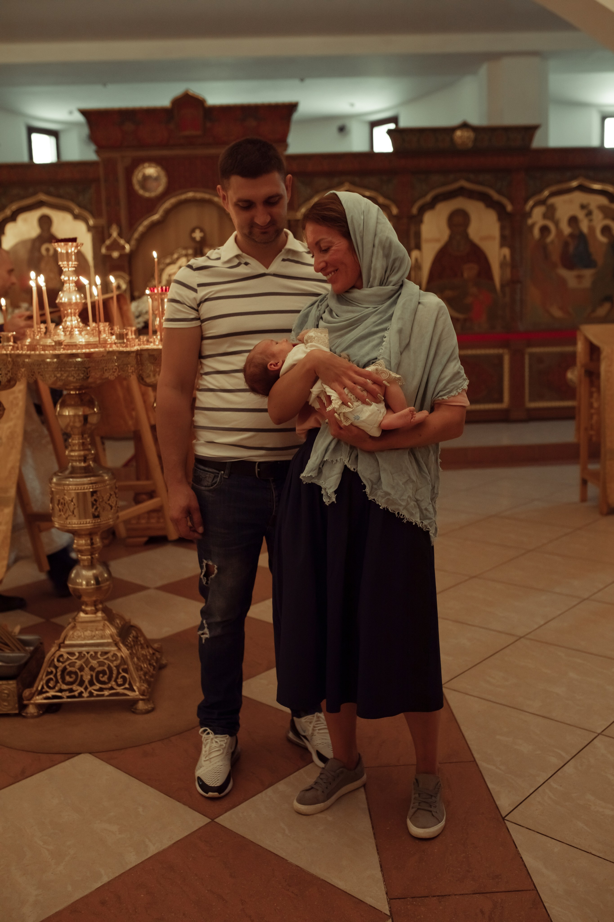 Крещение Анастасии. Семейный и детский фотограф в Москве Дорогова Екатерина