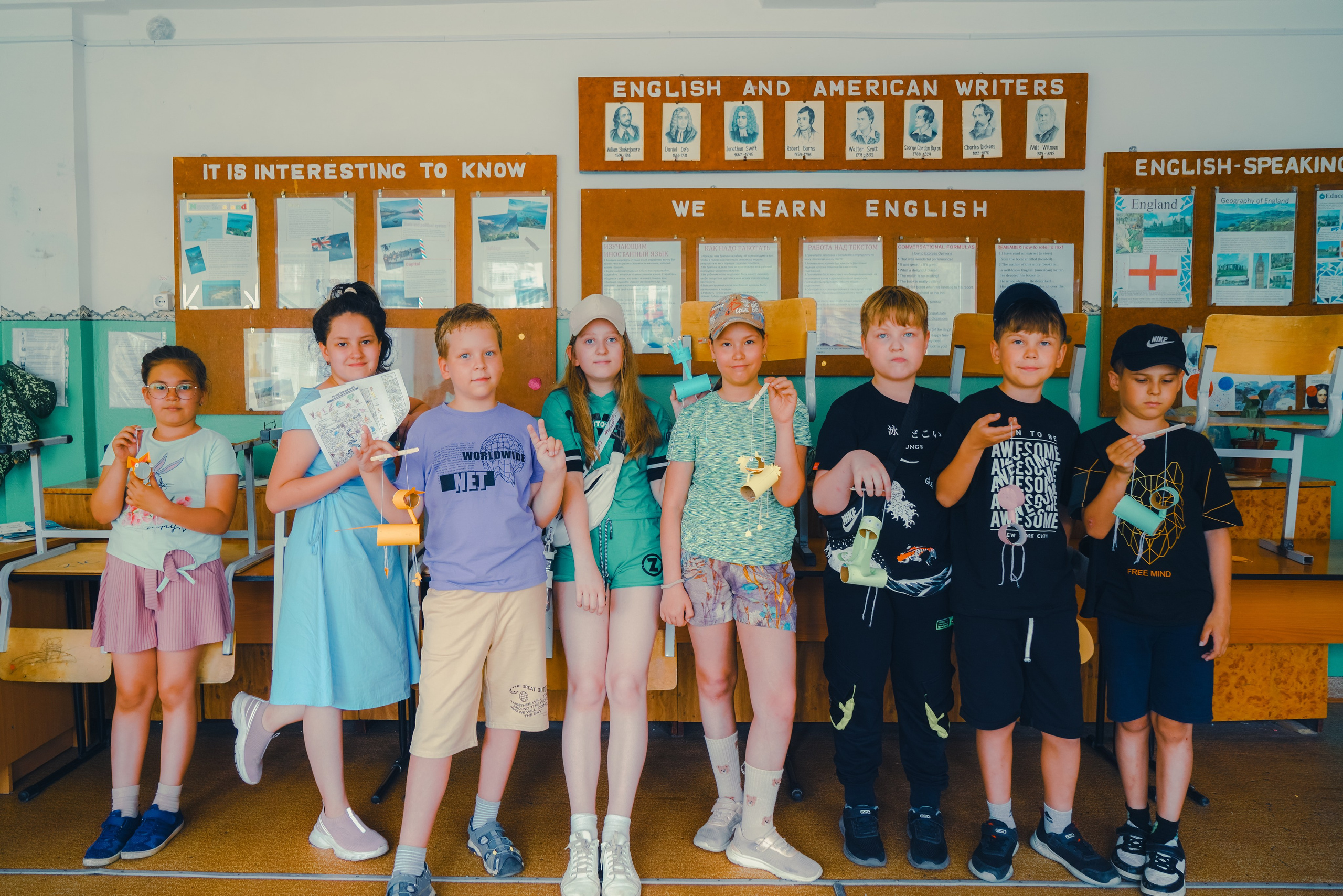 Английский лагерь в школе, Июнь 2024