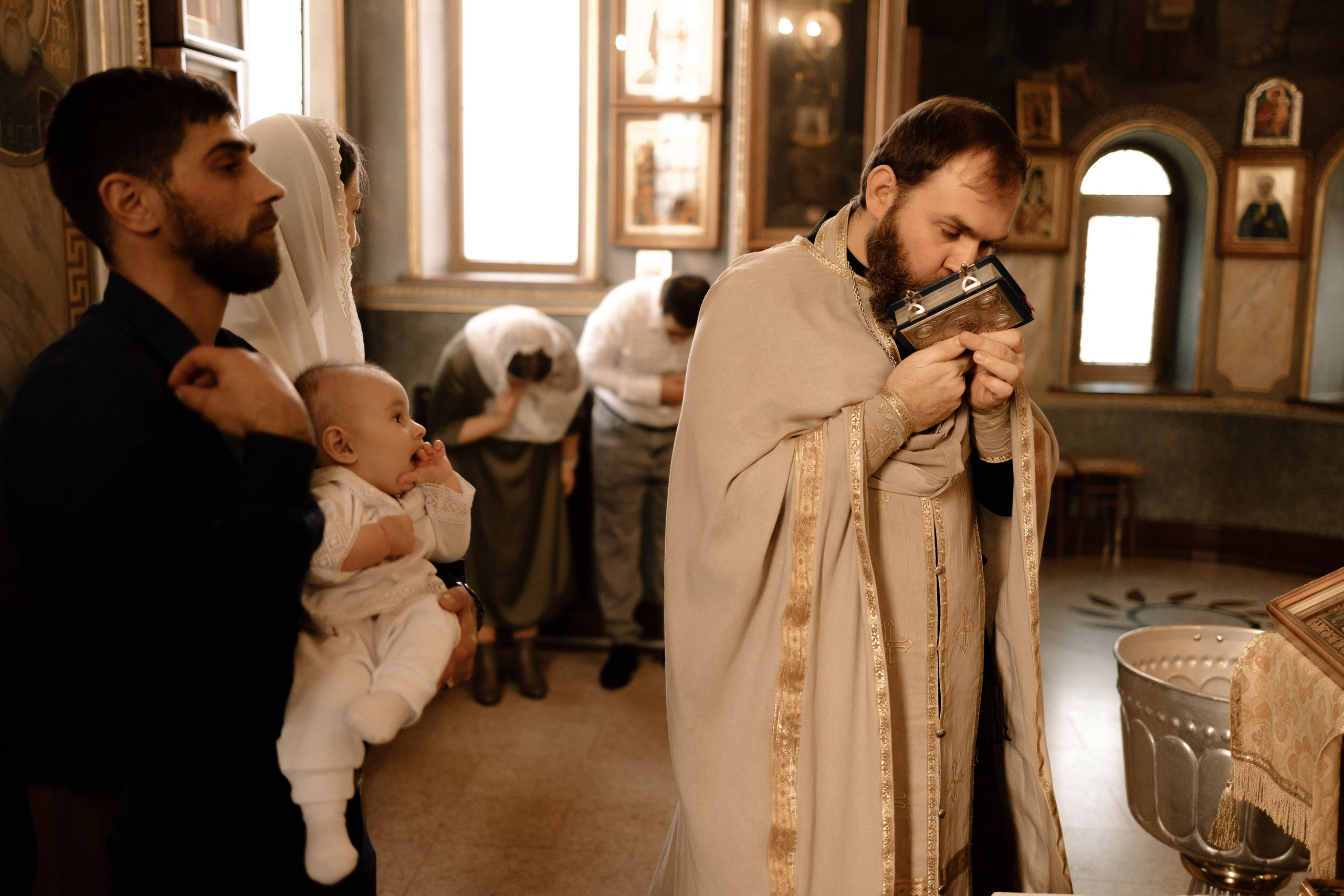 Крещение Тимура. Семейный фотограф в Краснодаре Храмова Анна