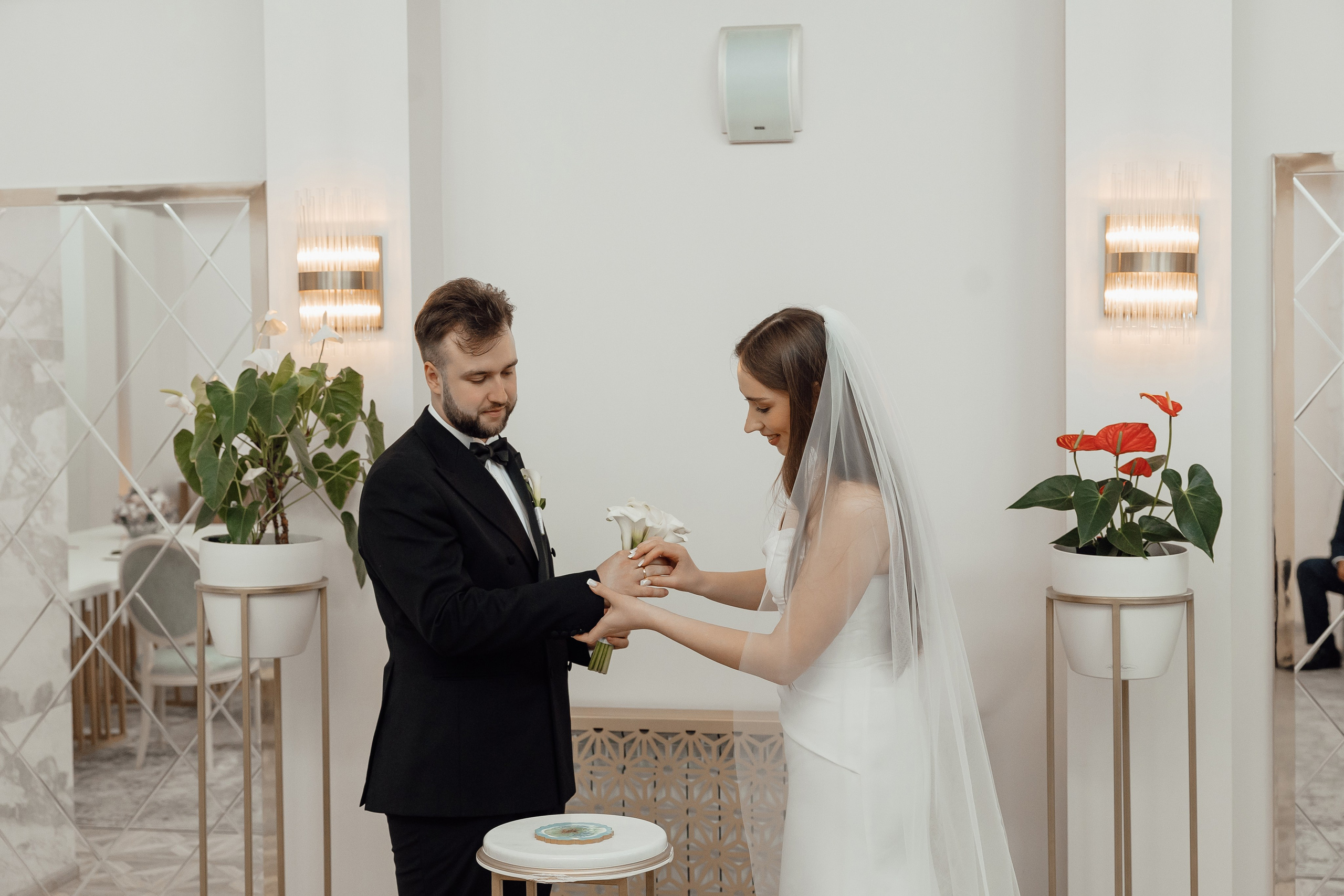 Регистрация брака во Дворце бракосочетания №4