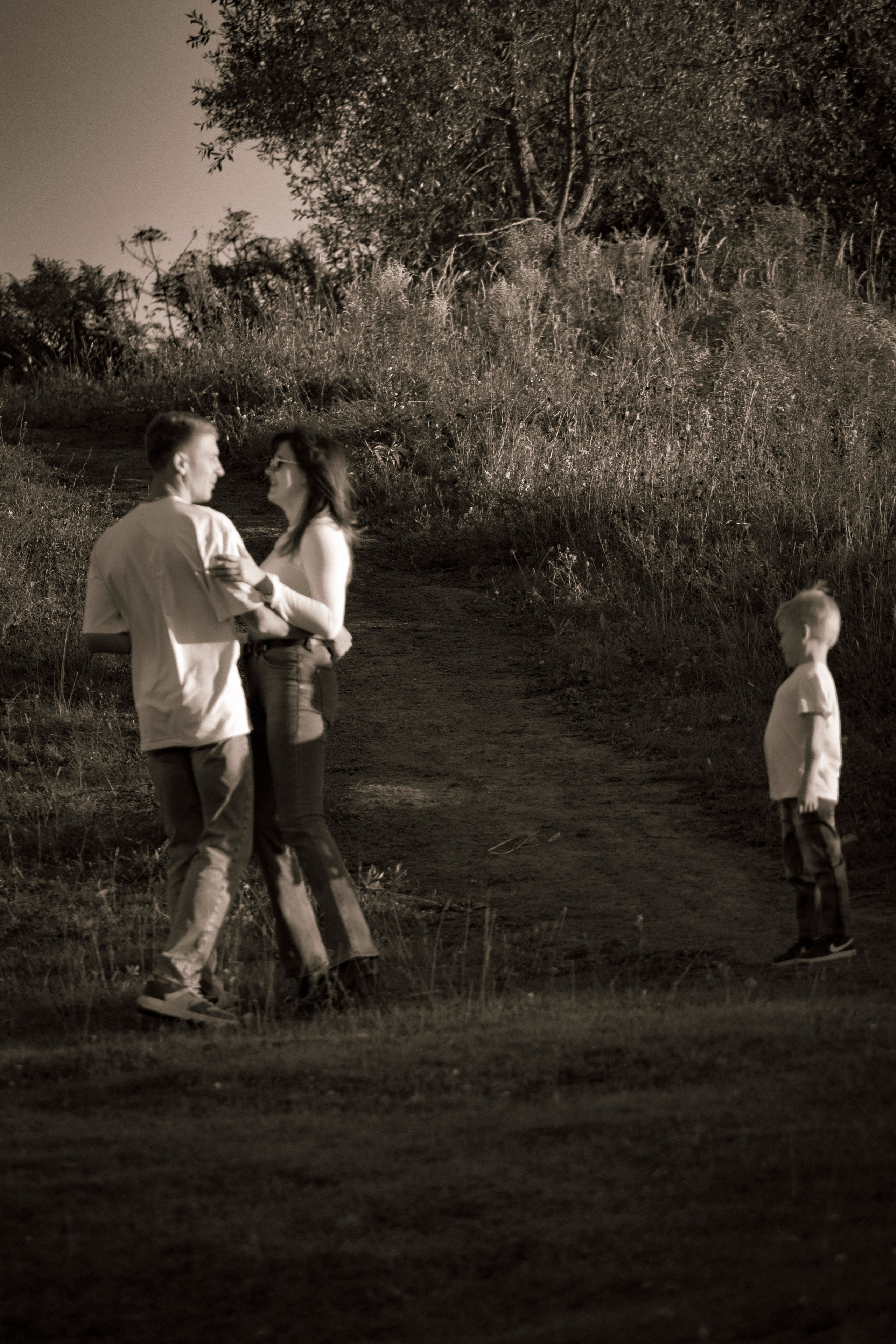 ЧБ семейная. Фотограф Бойко Антонина