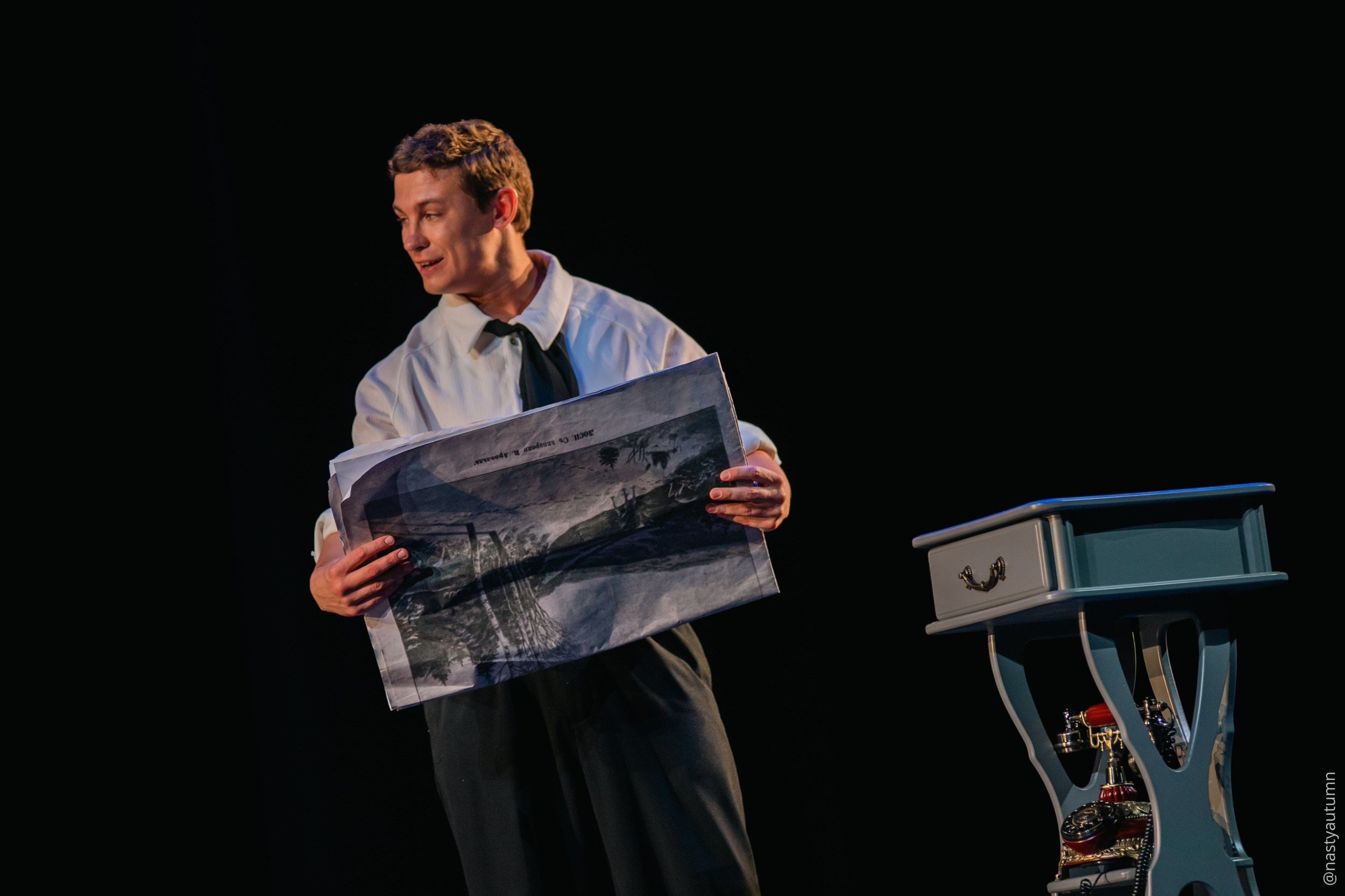 Генеральный прогон «Маяковский. Я сам.». Репортажный и концертный фотограф в Москве Анастасия Осень